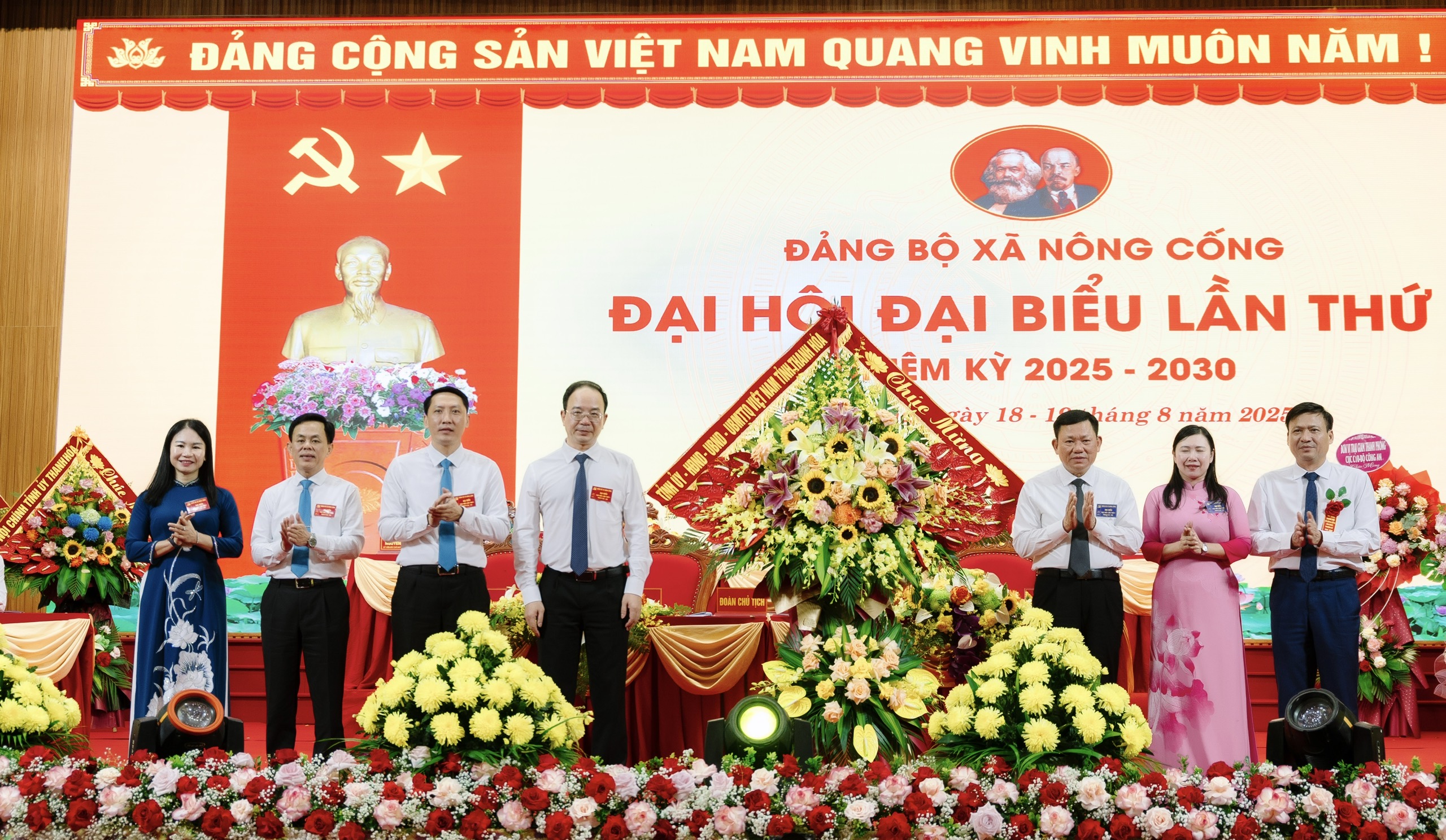 Đại hội đại biểu Đảng bộ xã Nông Cống lần thứ Nhất, nhiệm kỳ 2025-2030