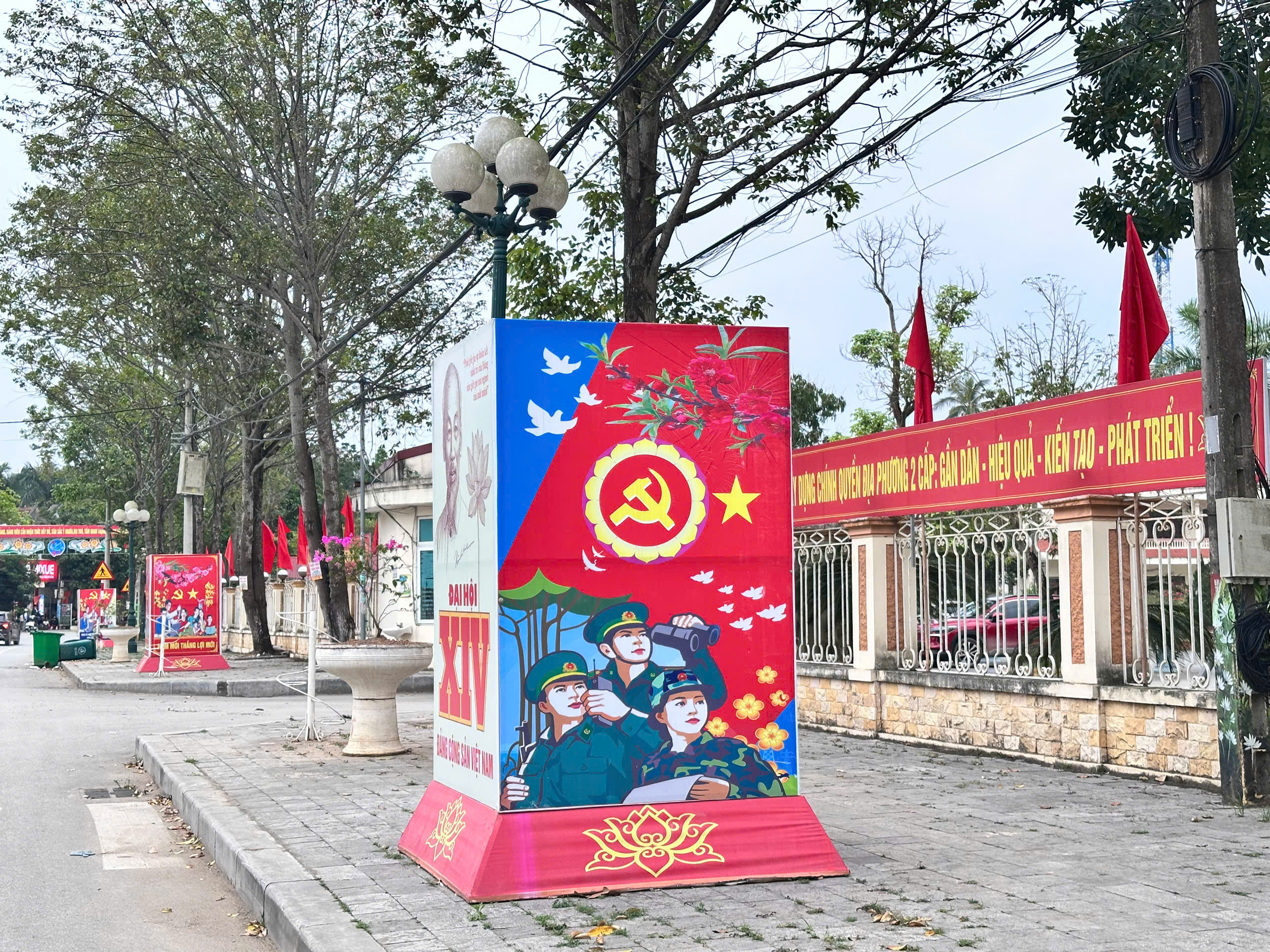 XÃ NÔNG CỐNG ĐA DẠNG CÁC HÌNH THỨC TUYÊN TRUYỀN VỀ BẦU CỬ