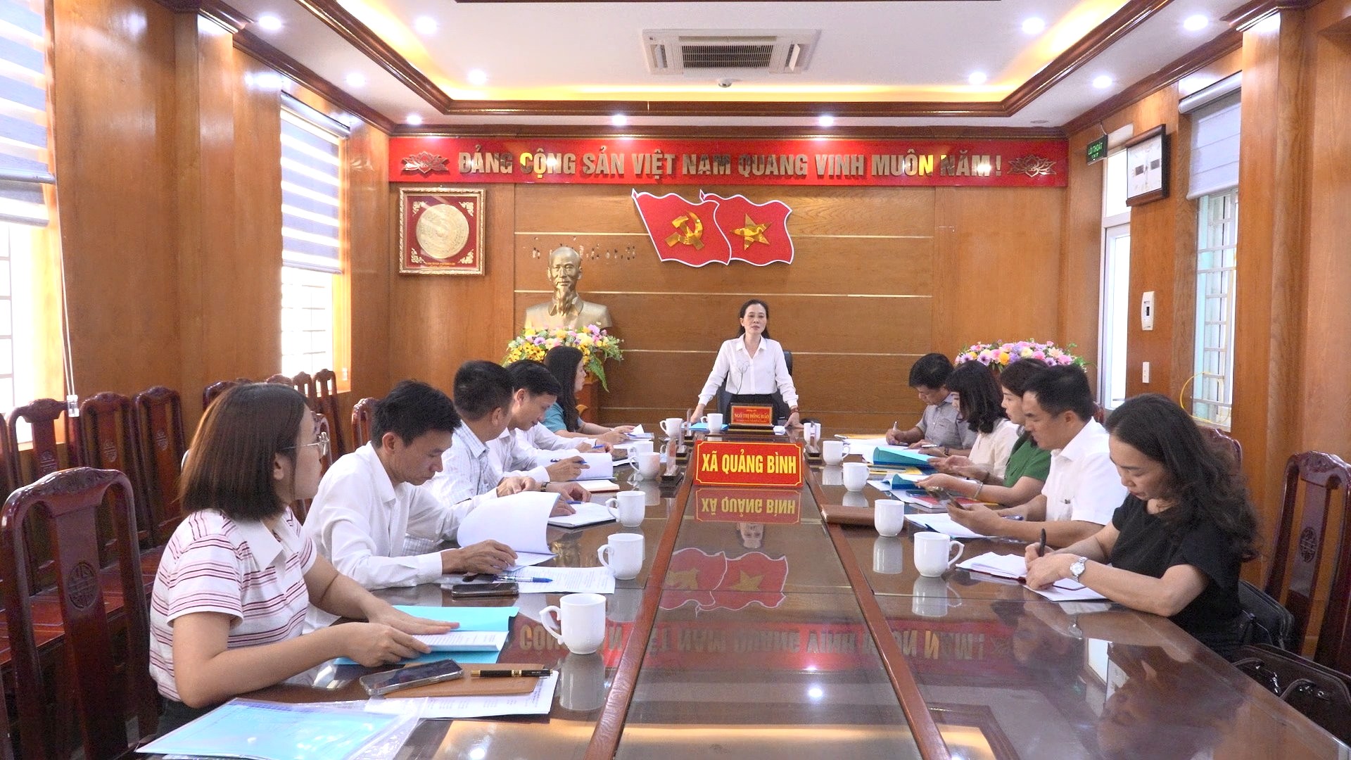 Ban văn hoá- xã hội HĐND tỉnh: Khảo sát, đánh giá thực trạng cơ sở vật chất tại các trường học trên địa bàn xã Quảng Bình