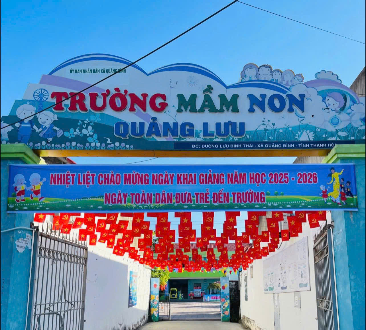 Khí thế mới trước thềm năm học mới trên địa bàn xã Quảng Bình 