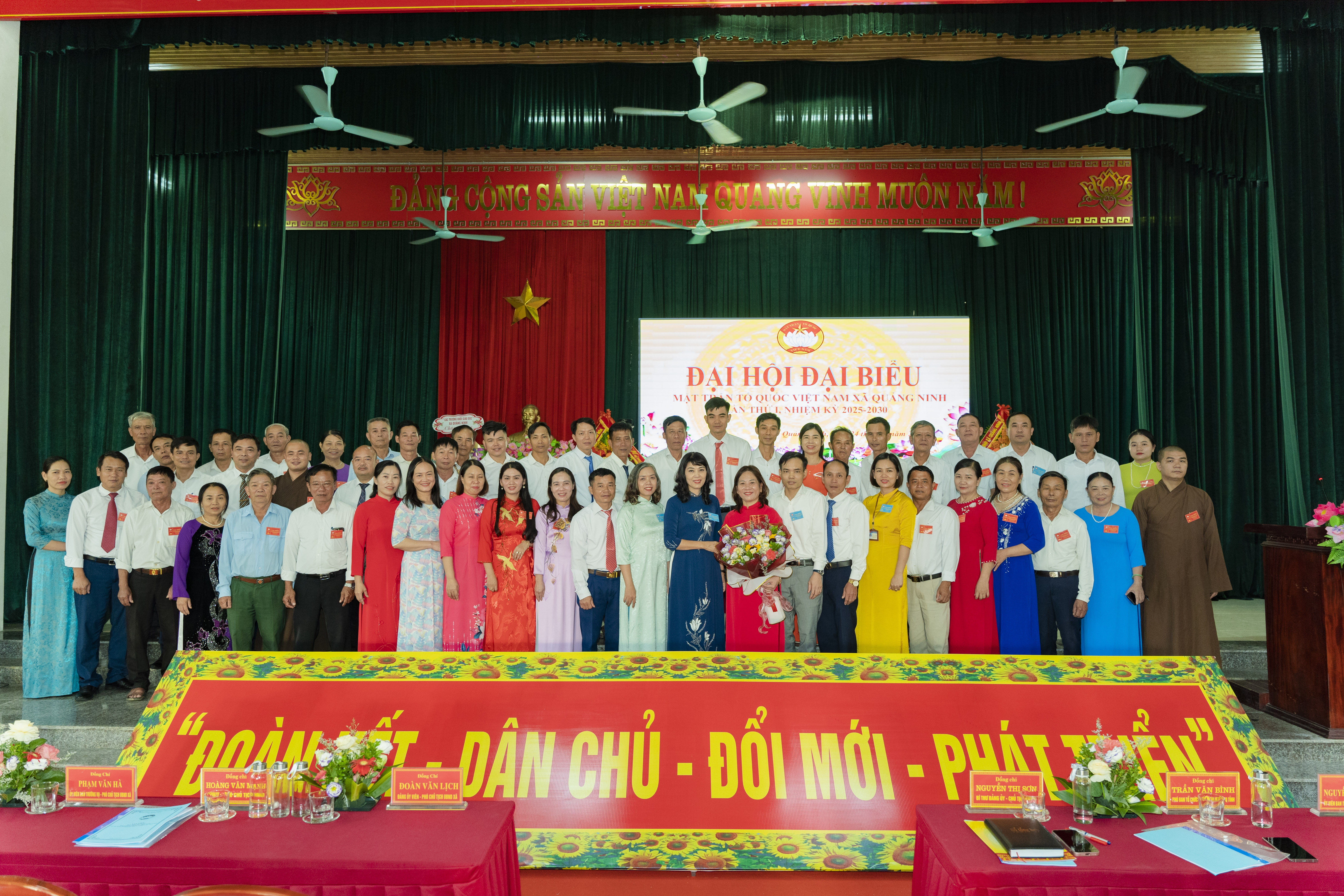 Đại hội đại biểu MTTQ Việt Nam xã Quảng Ninh lần thứ I, nhiệm kỳ 2025-2030 