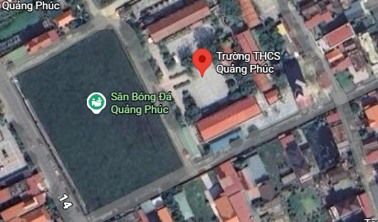 Thông báo về việc bán theo hình thức  niêm giá đối với tài sản là vật tư, vật liệu từ việc thu hồi công trình trường THCS Quảng Phúc