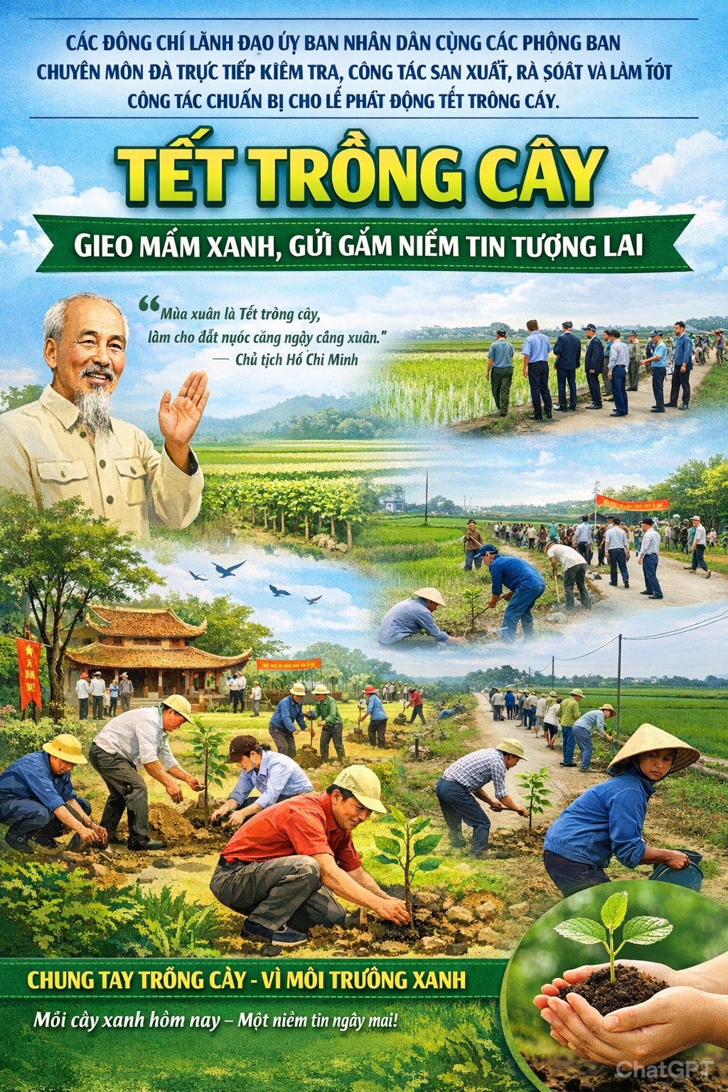 Bài Viết. Các Đồng Chí Lãnh Đạo Ủy Ban Nhân Dân Cùng Các Phòng Ban Chuyên Môn Đã Trực Tiếp Kiểm Tra, công tác sản xuất,Rà Soát Và Làm Tốt Công Tác Chuẩn Bị Cho Lễ Phát Động Tết Trồng Cây.