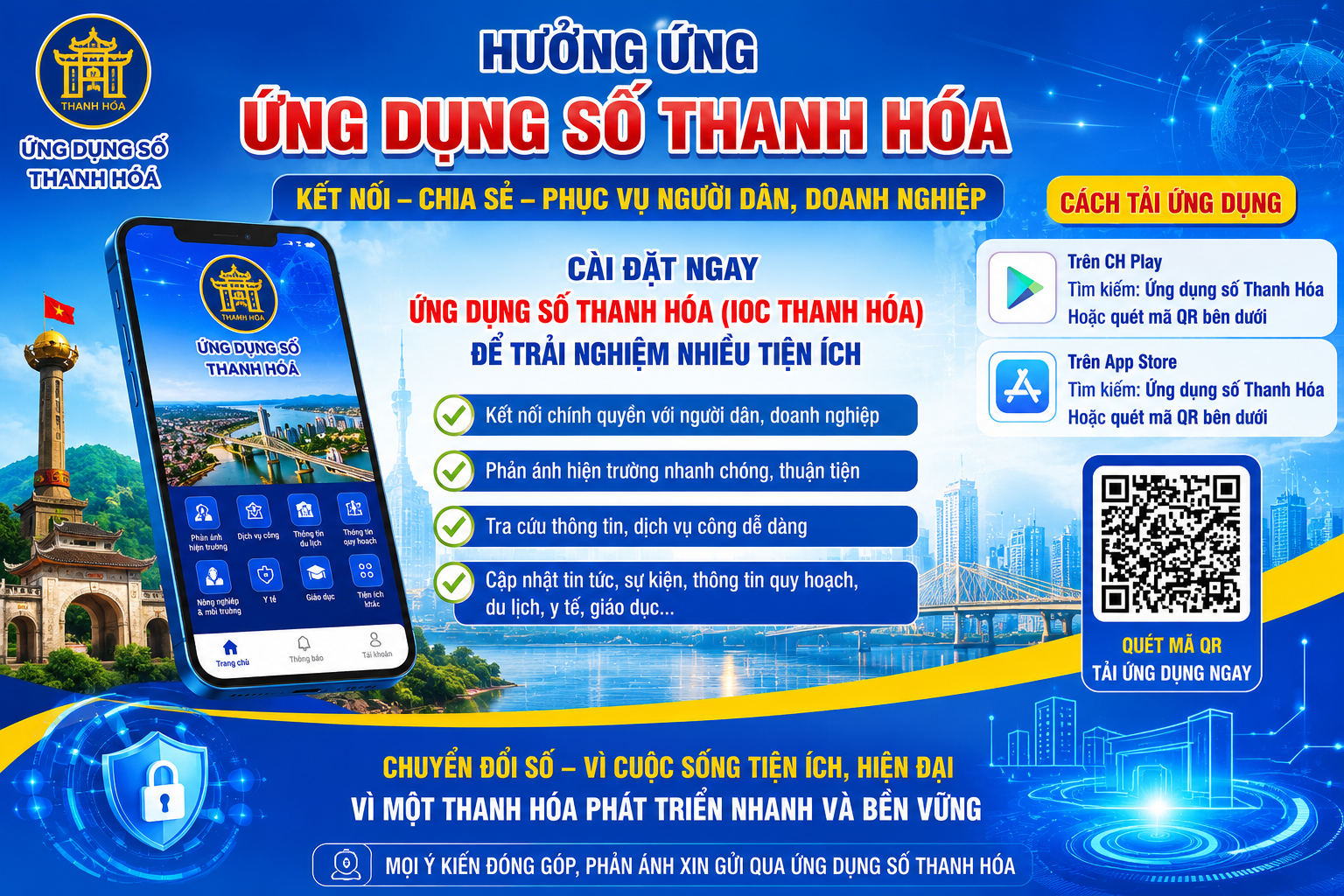 Xã quảng ngọc đẩy mạnh tuyên truyền cài đặt và sử dụng ứng dụng số Thanh Hóa – chung tay xây dựng công dân số