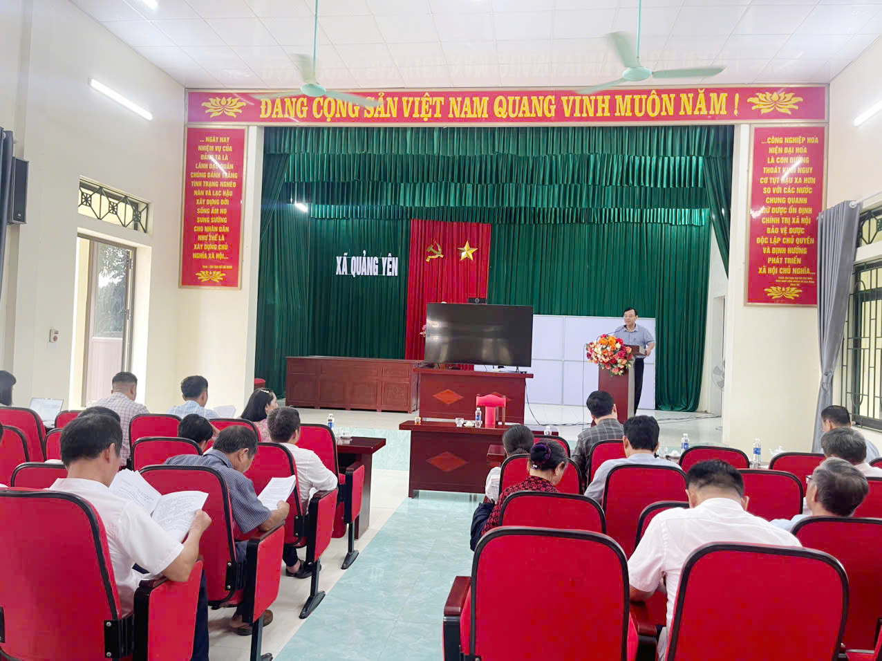 UBND xã Quảng Yên tổ chức Hội nghị Ban Quản lý di tích lịch sử văn hóa trên địa bàn