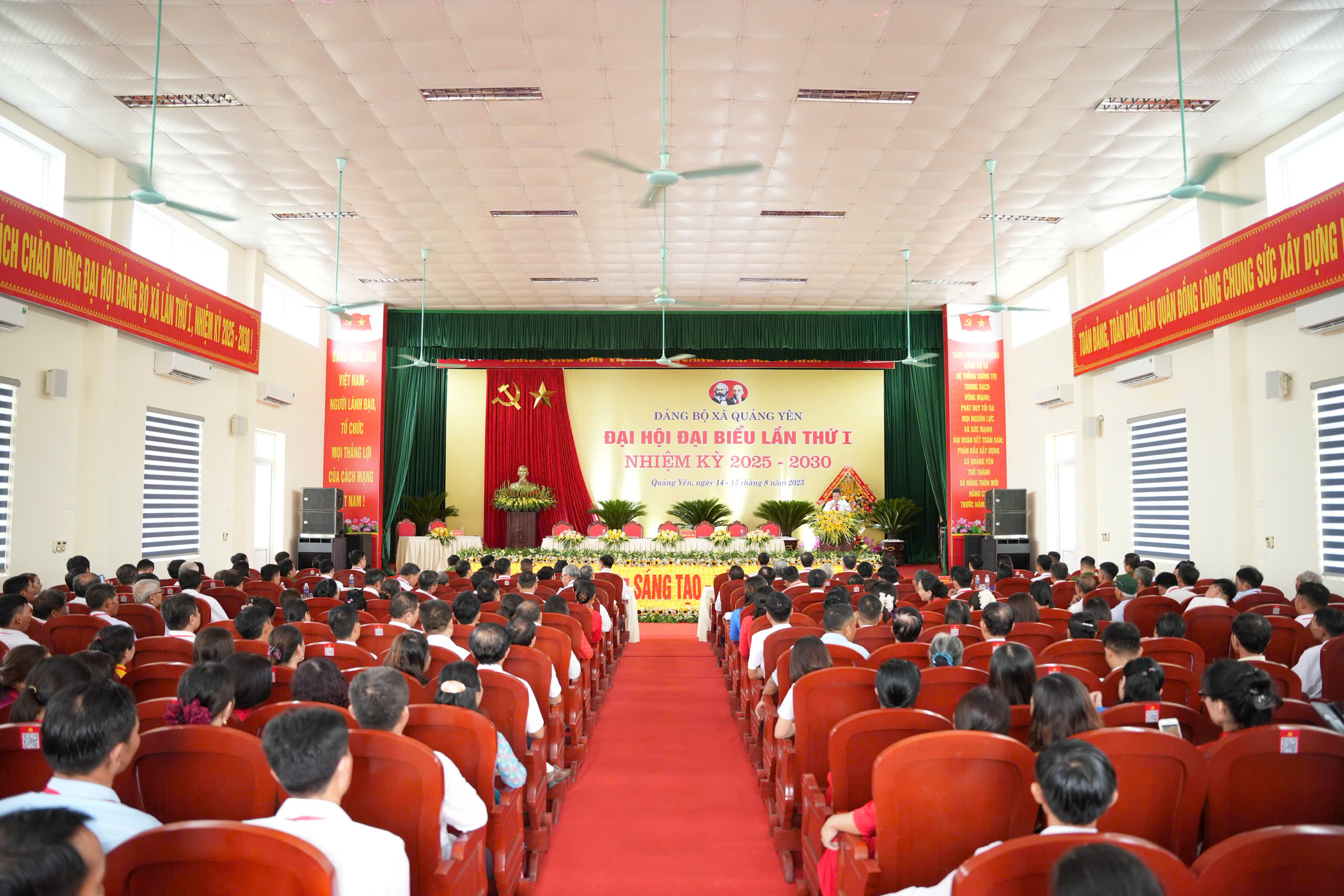 Xã Quảng Yên tổ chức phiên thứ nhất Đại hội đại biểu Đảng bộ xã Quảng Yên lần thứ I, nhiệm kỳ 2025 - 2030