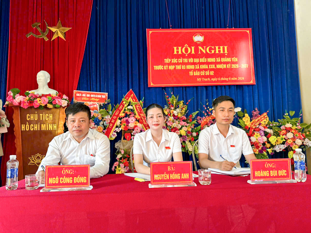  Tổ đại biểu số 02 HĐND xã khóa XXII, nhiệm kỳ 2026-2031 tiếp xúc cử tri tại thôn Mỹ Trạch