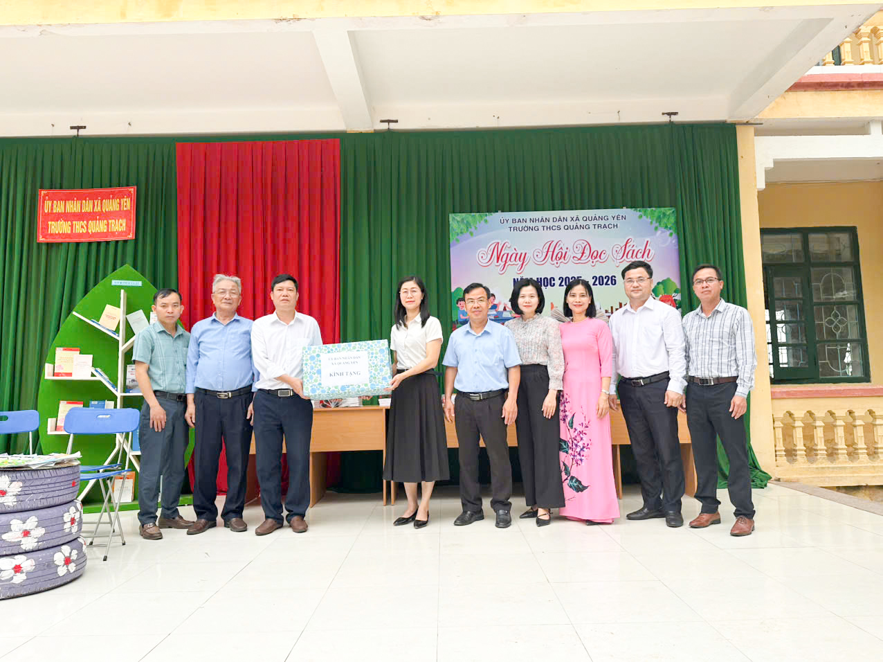 Xã Quảng Yên phát động Ngày hội đọc sách, thúc đẩy văn hóa đọc trong học đường