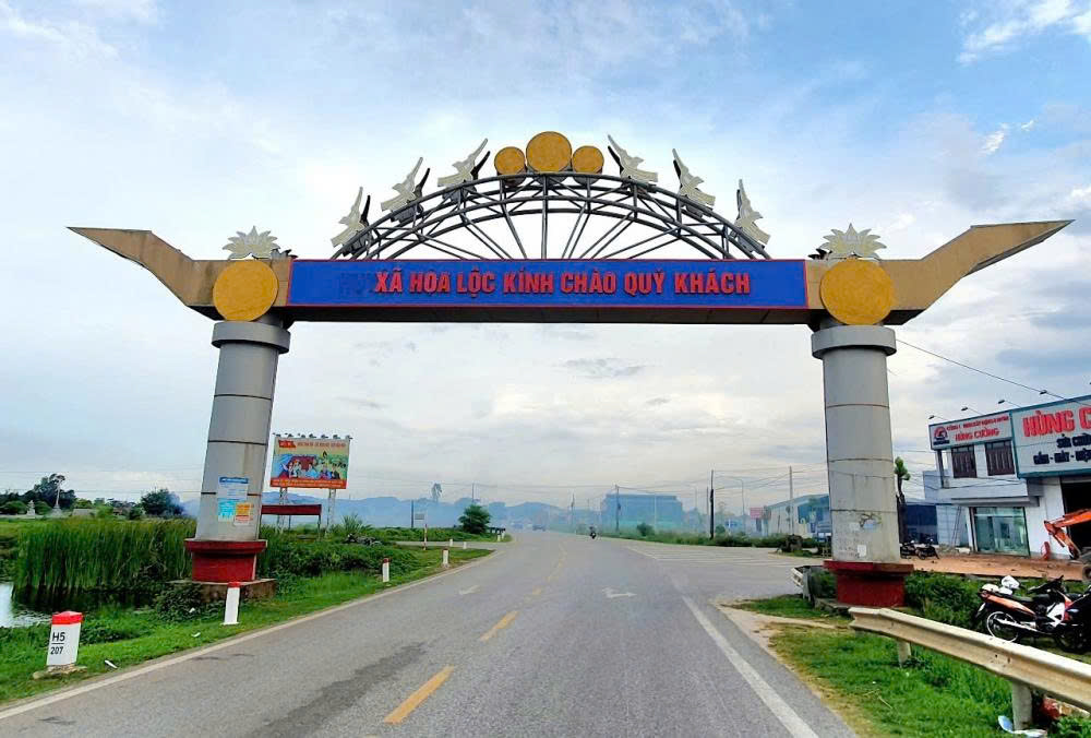Xã Hoa Lộc tốc lực cho sự kiện lịch sử, mở ra thời kỳ phát triển mới