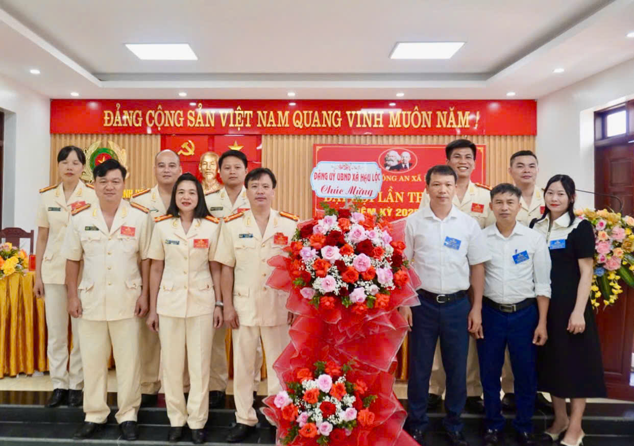 Đại hội Đảng bộ Công an xã Hậu Lộc lần thứ nhất ( Nhiệm kỳ 2025 – 2030) 