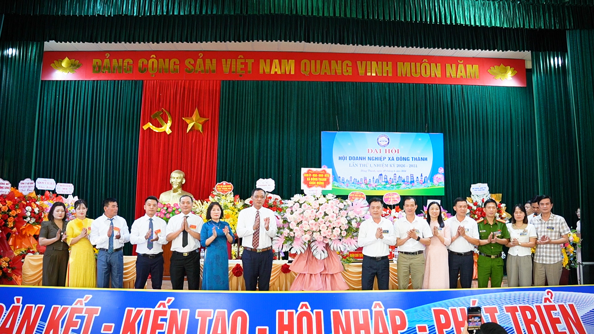 ĐẠI HỘI SÁP NHẬP CÁC HỢP TÁC XÃ NÔNG NGHIỆP LẦN THỨ NHẤT; NHIỆM KỲ 2026 – 2031 XÃ ĐÔNG THÀNH