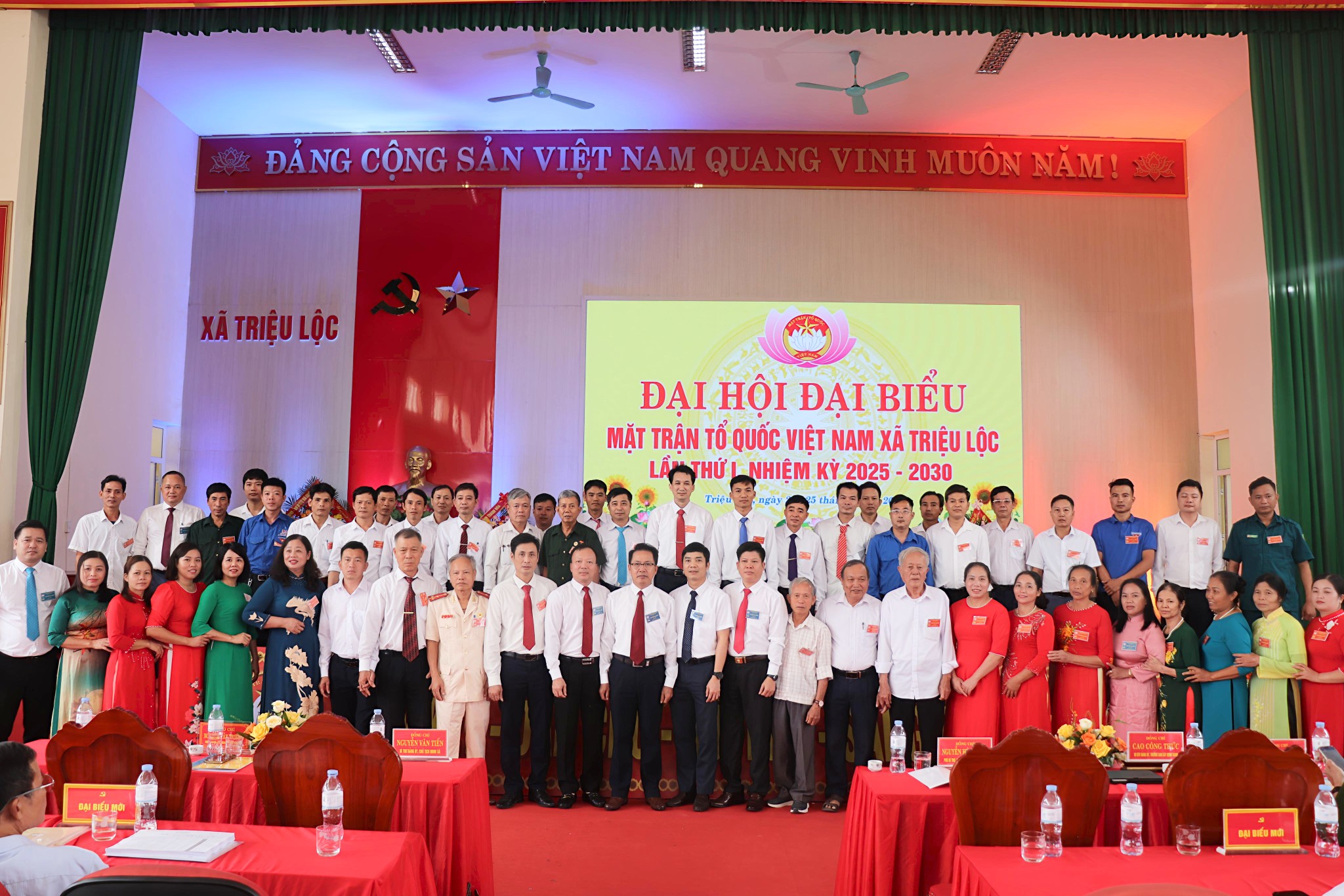 Mặt trận Tổ quốc Việt Nam xã Triệu Lộc tổ chức thành công Đại hội Đại biểu lần thứ I, nhiệm kỳ 2025 – 2030