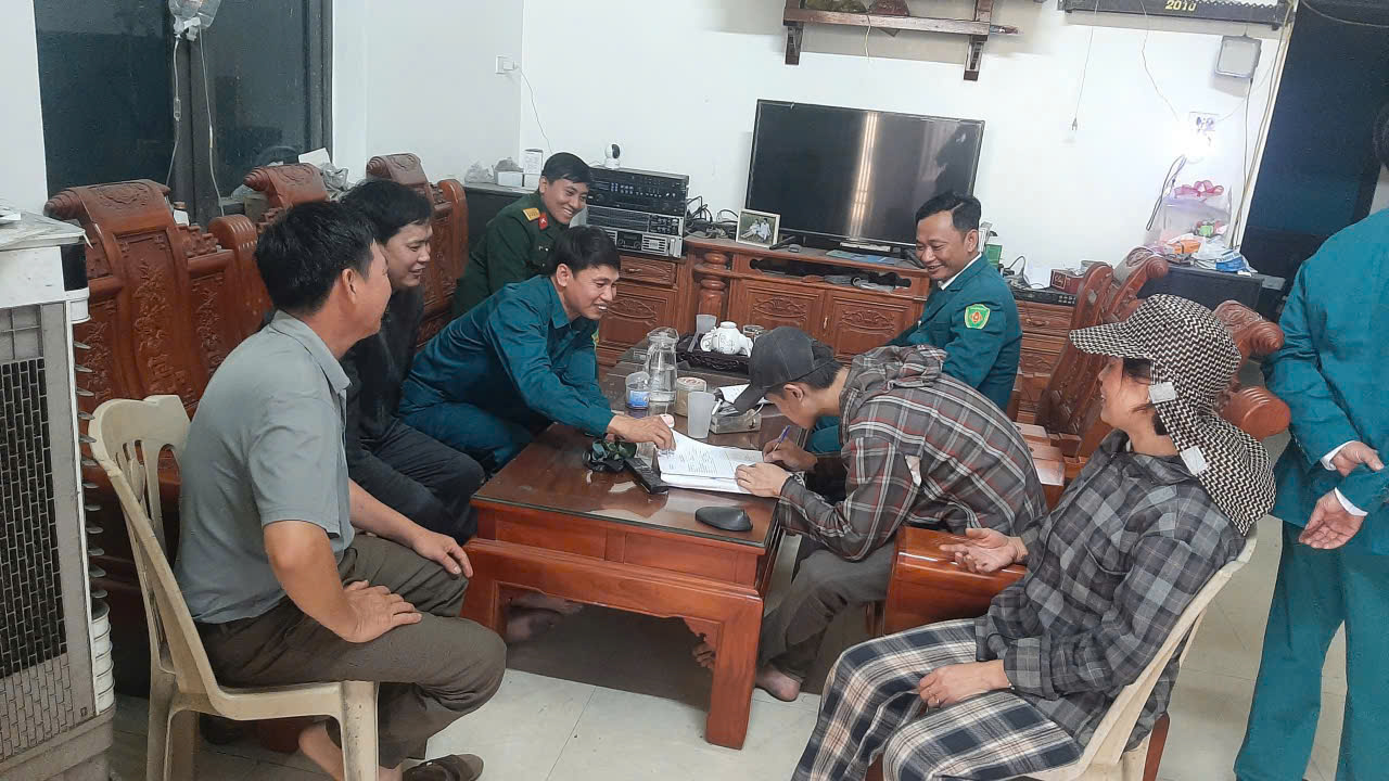 Triệu Lộc thâm nhập quân đối với 30 thanh niên trúng tuyển NVQS