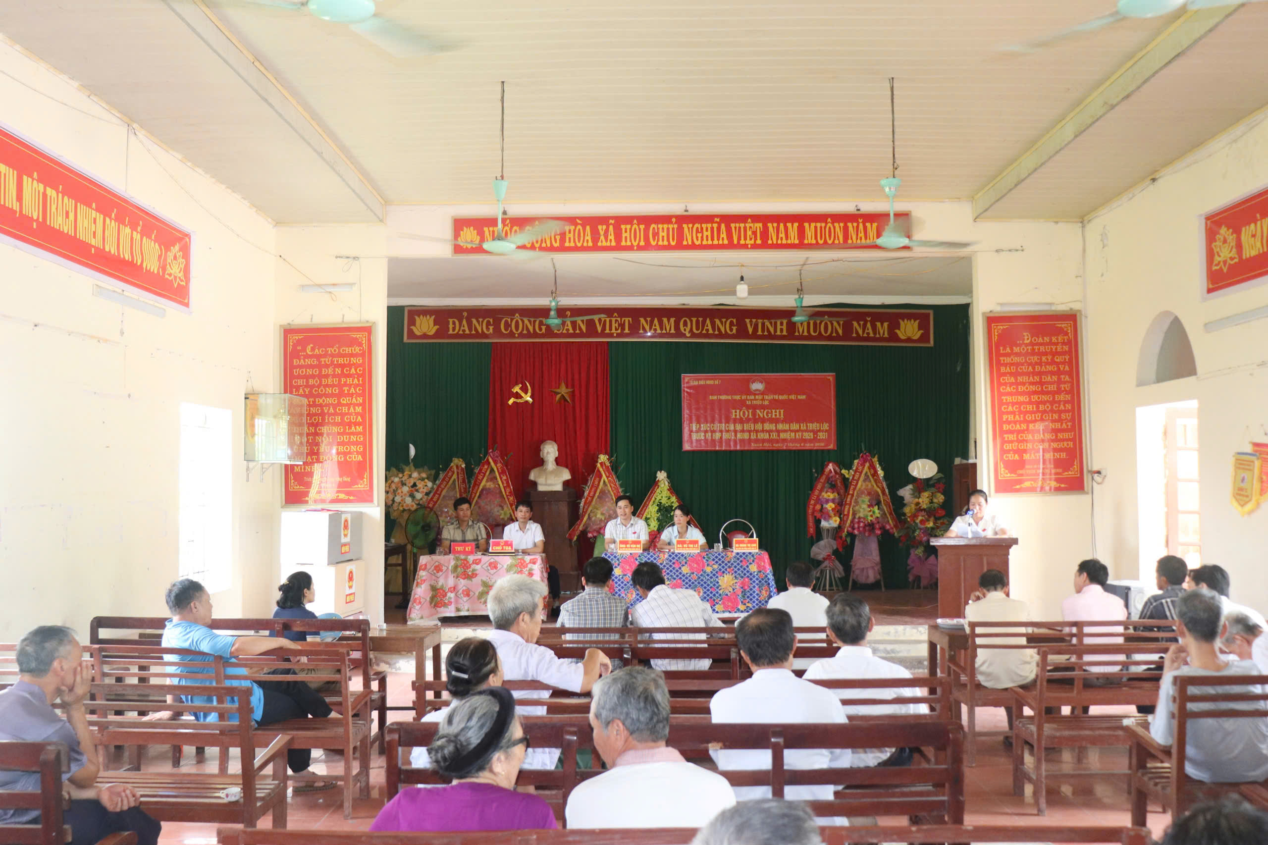 HĐND XÃ TRIỆU LỘC HOÀN THÀNH CHƯƠNG TRÌNH TIẾP XÚC CỬ TRI TRƯỚC KỲ HỌP THỨ BA, KHÓA XXI, NHIỆM KỲ 2026 - 2031