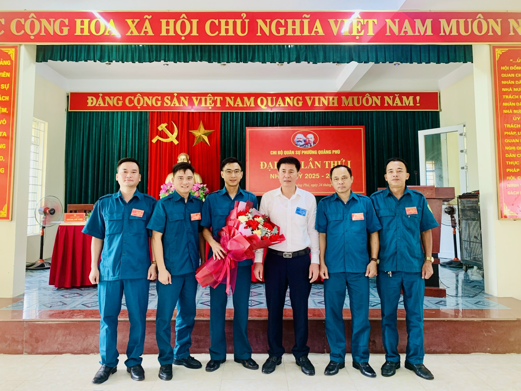 Đại hội Chi bộ Quân sự phường Quảng Phú lần thứ nhất, nhiệm kỳ 2025-2030