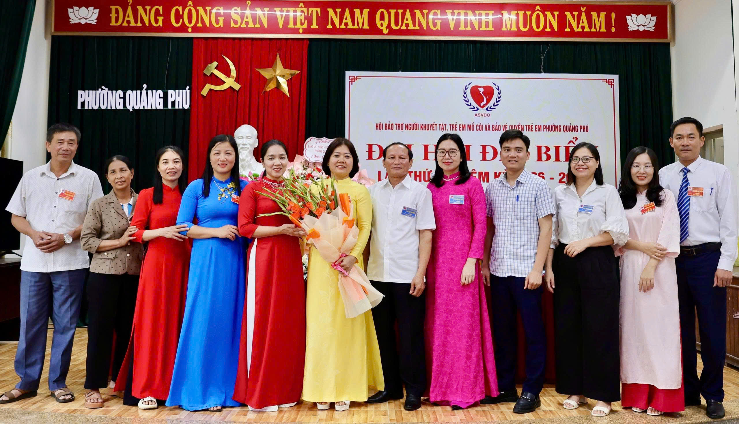 Đại hội đại biểu Hội Bảo trợ người khuyết tật, trẻ mồ côi và bảo vệ quyền trẻ em phường Quảng Phú lần thứ I, nhiệm kỳ 2026 – 2031