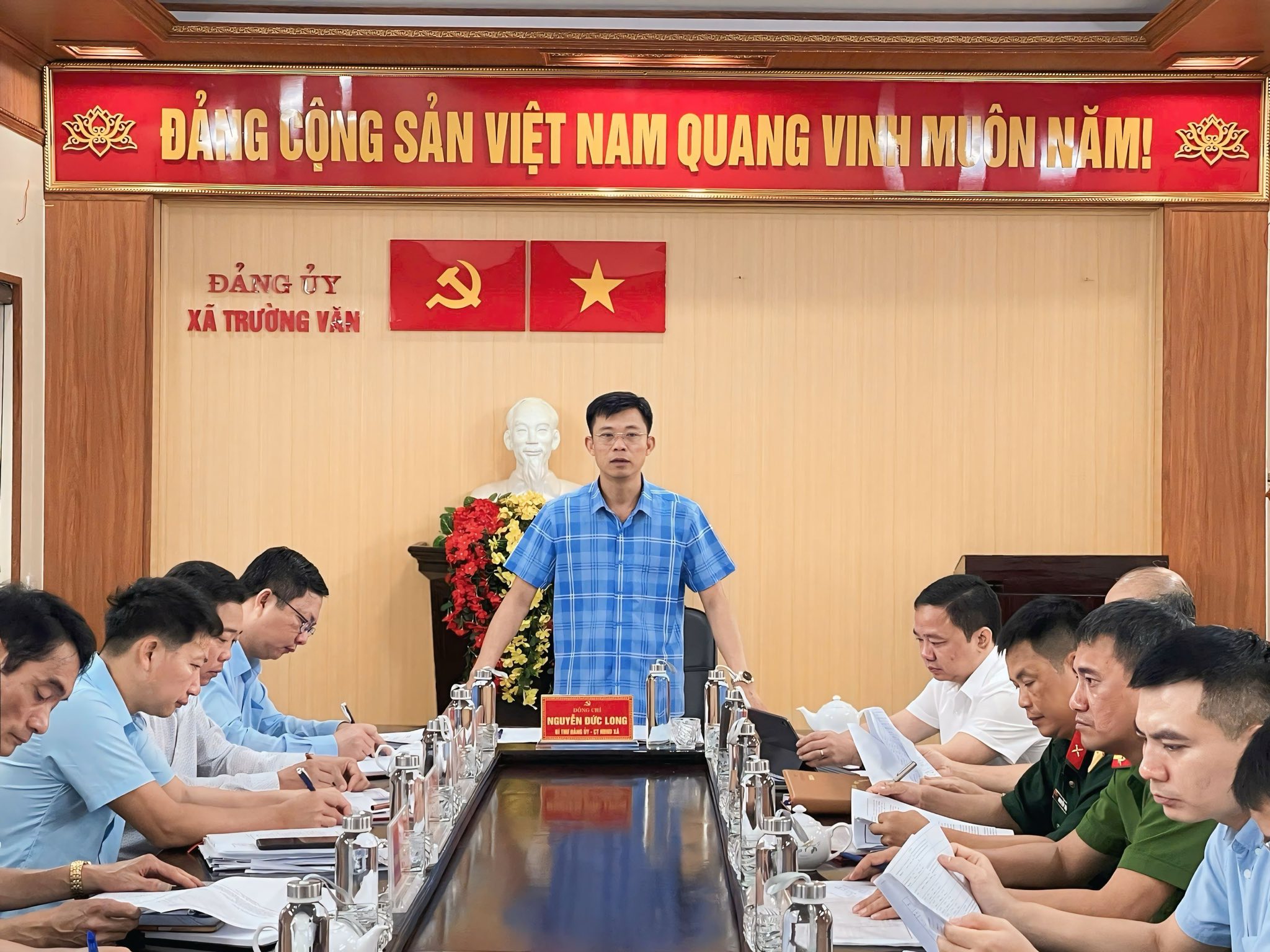 HỘI NGHỊ BAN THƯỜNG VỤ ĐẢNG ỦY XÃ TRƯỜNG VĂN THÁNG 5 NĂM 2026