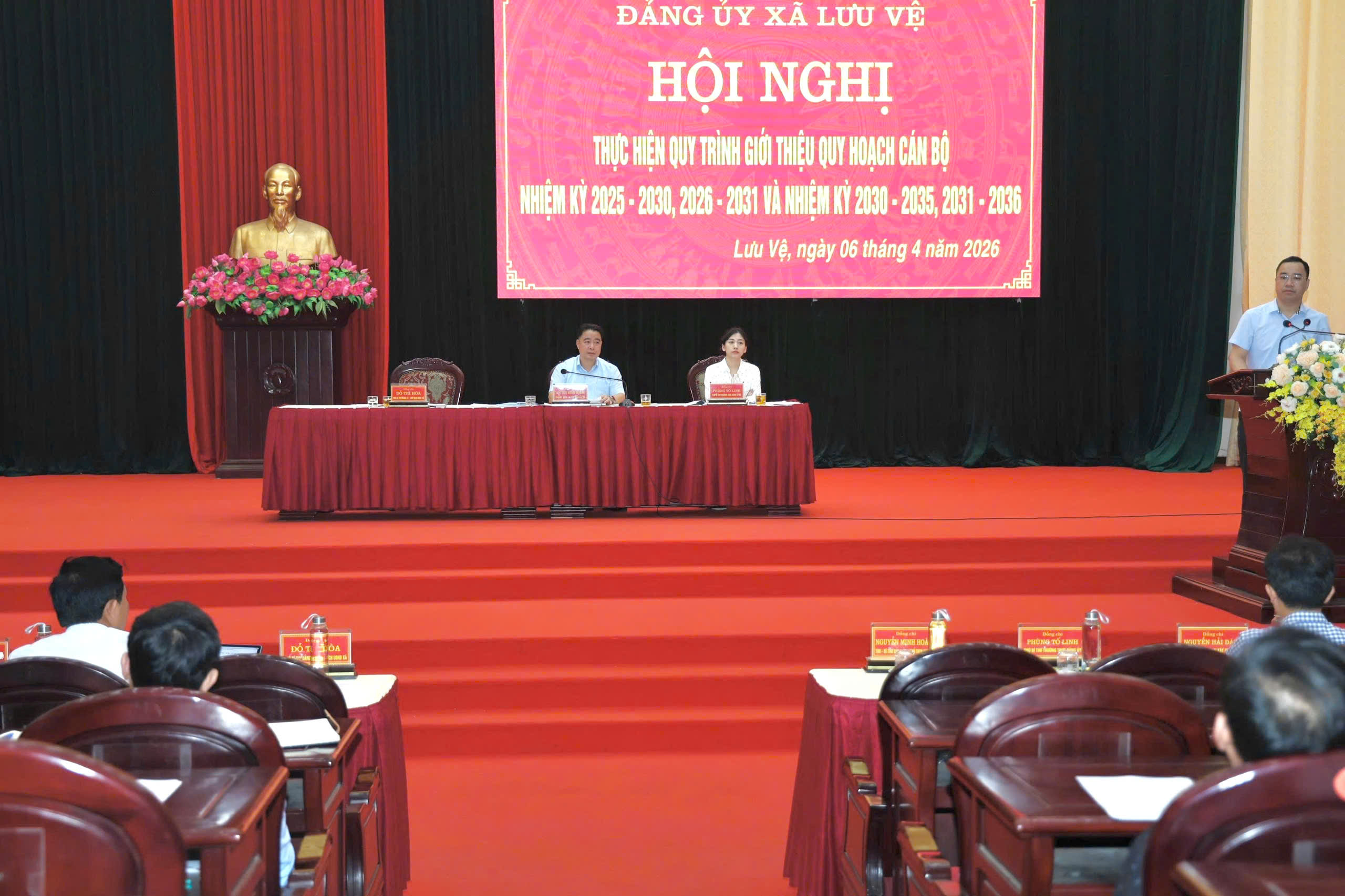 Hội nghị thực hiện quy trình giới thiệu quy hoạch cán bộ các nhiệm kỳ 2025–2030, 2026–2031 và 2030–2035, 2031–2036