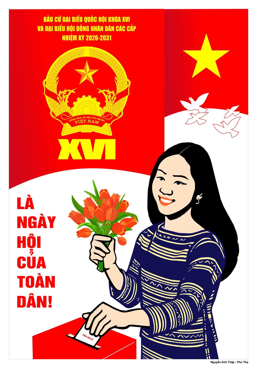 Cử tri là người di cư tự do tham gia bầu cử ở cấp nào?