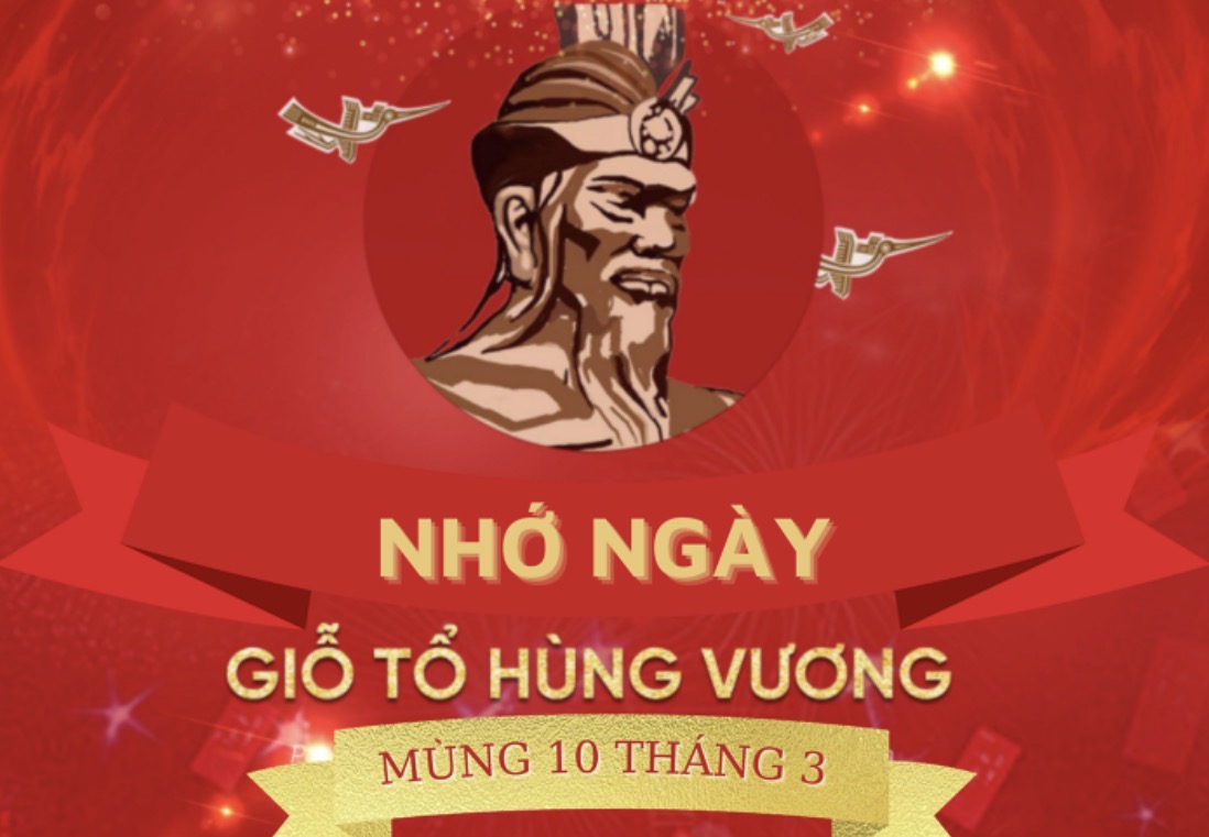 Tuyên truyền ngày Giỗ tổ Hùng Vương 10/3