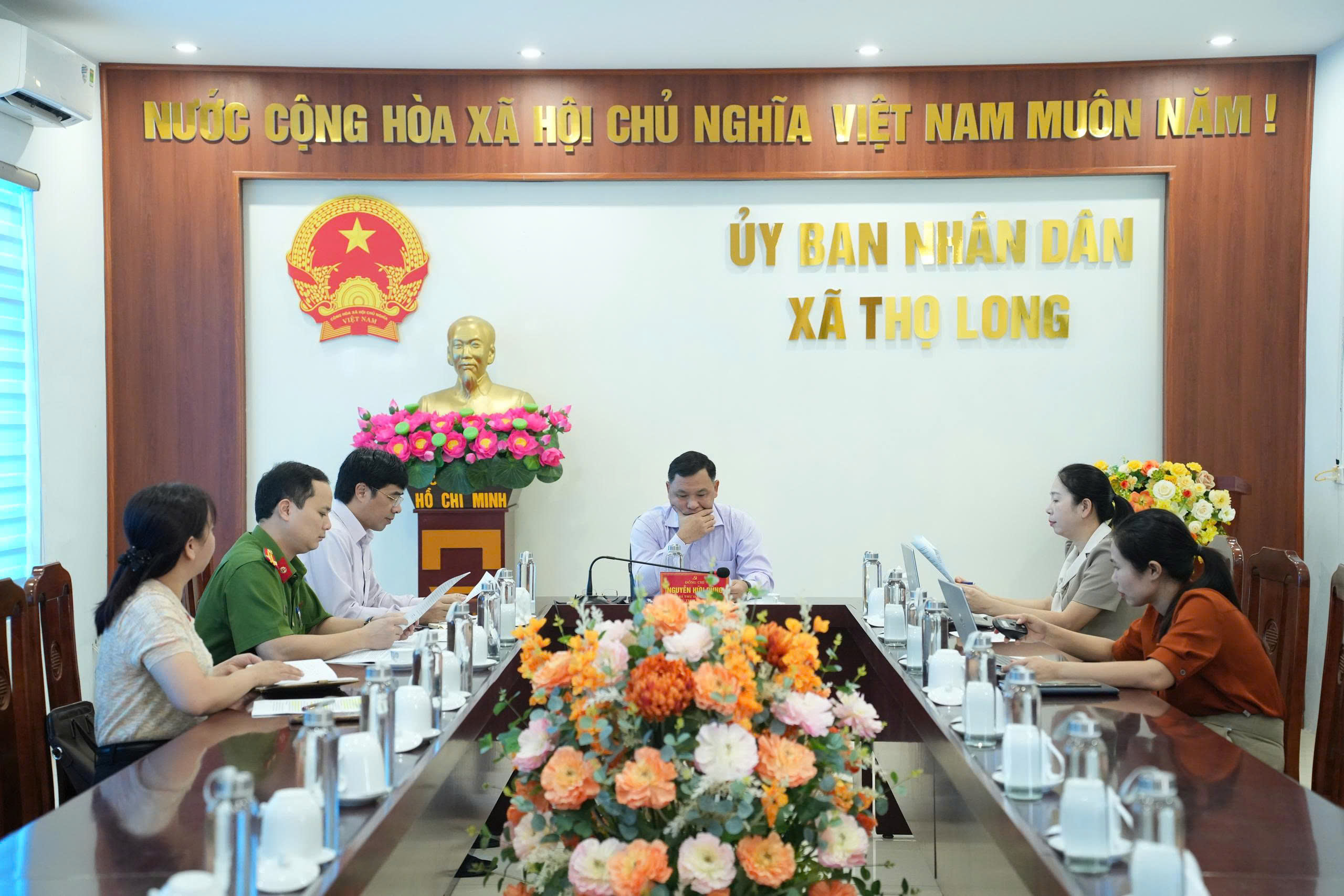 Xã Thọ Long tham dự hội nghị trực tuyến toàn tỉnh tổng kết Kế hoạch hoàn thiện, duy trì, cập nhật và quản lý, khai thác cơ sở dữ liệu đất đai trên địa bàn tỉnh