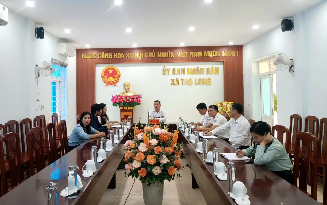 Xã Thọ Long tham dự Hội nghị trực tuyến – Giao ban đánh giá tình hình thực hiện các Chương trình Mục tiêu quốc gia trên địa bàn tỉnh Thanh Hóa