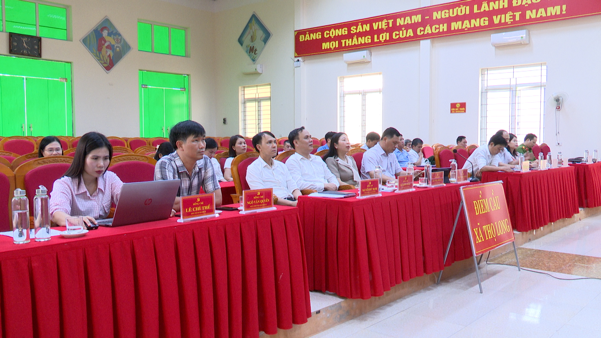 Xã Thọ Long tham dự Hội nghị trực tuyến toàn tỉnh đánh giá tình hình thực hiện nhiệm vụ quý I, trọng tâm công tác quý II .