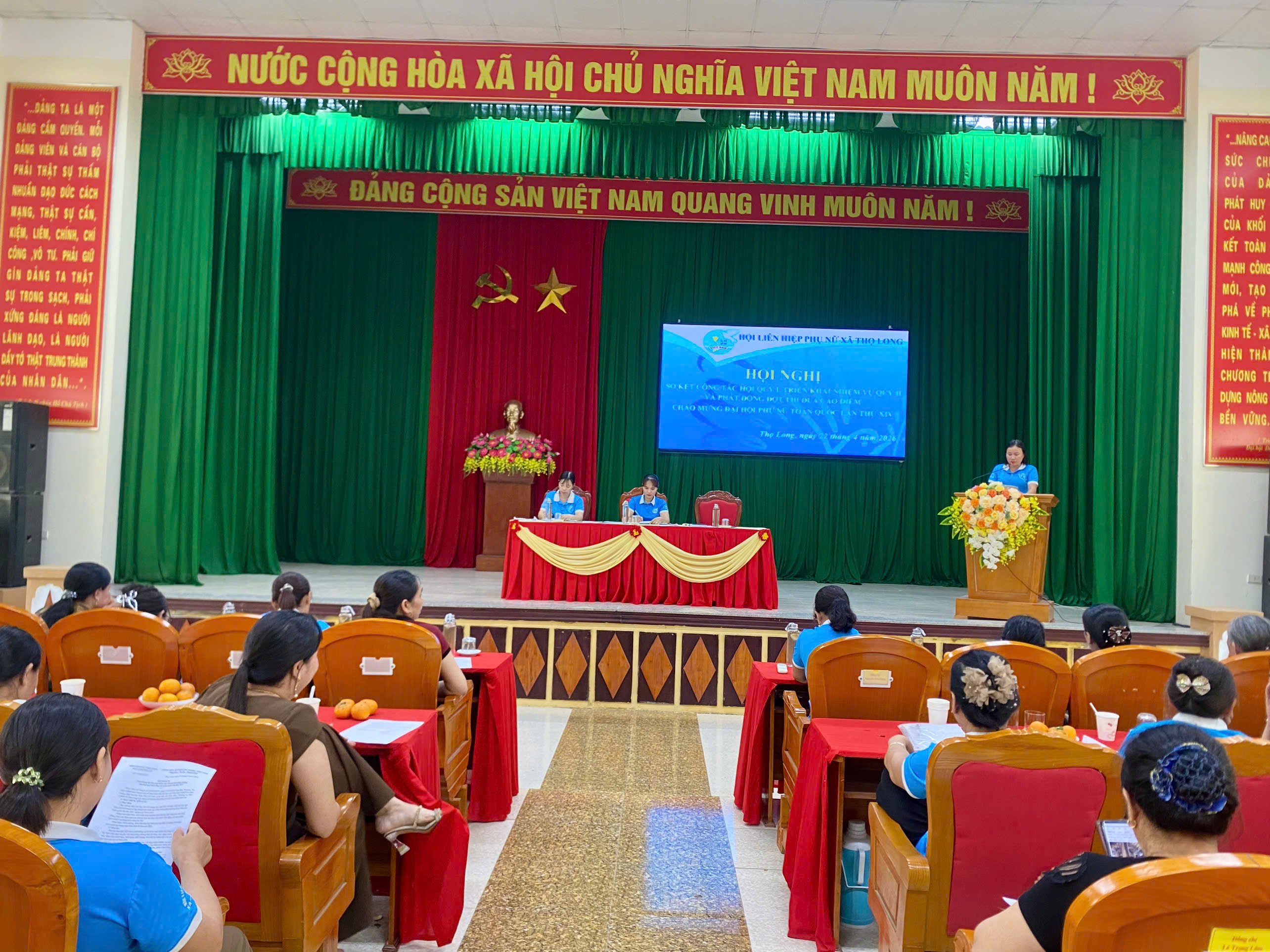  Hội LHPN xã Thọ Long sơ kết quý I, triển khai nhiệm vụ quý II năm 2026