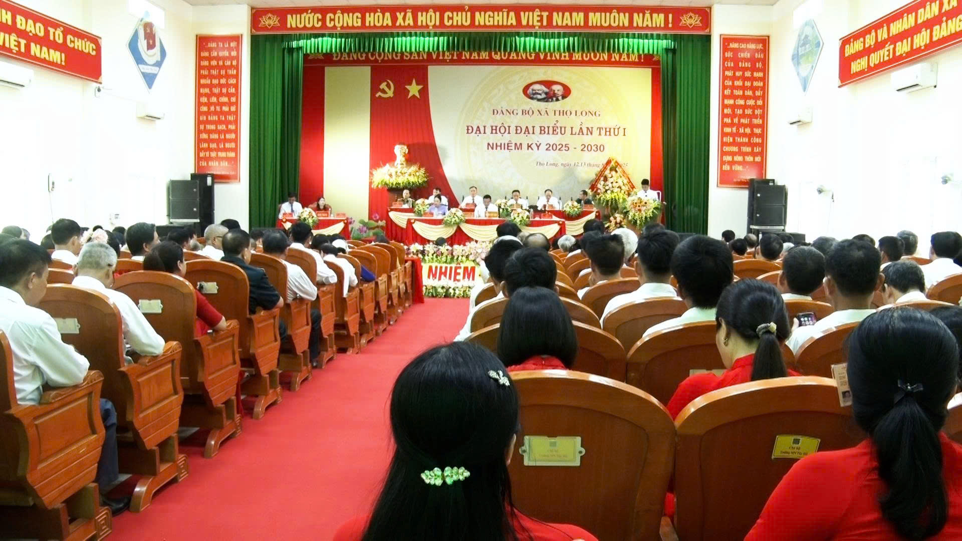 239 đại biểu dự phiên trù bị Đại hội đại biểu Đảng bộ xã Thọ Long lần thứ I, nhiệm kỳ 2025–2030