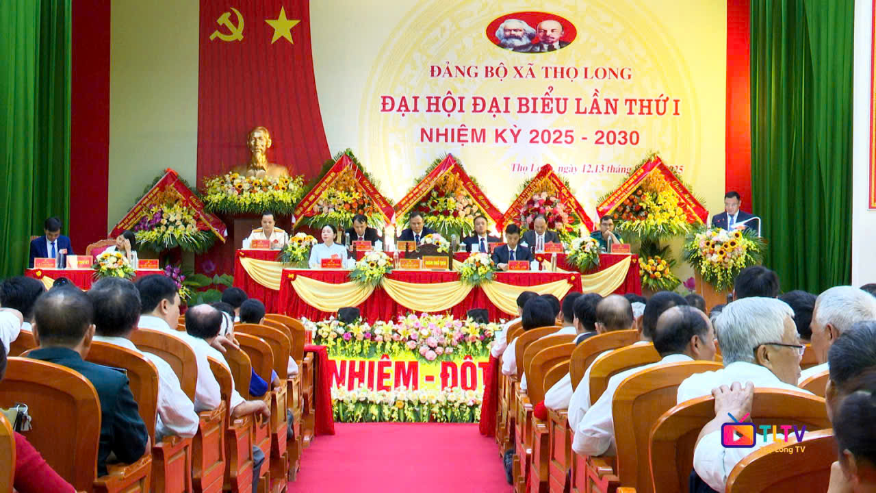Đại hội đại biểu Đảng bộ xã Thọ Long thứ I, nhiệm kỳ 2025-2030
