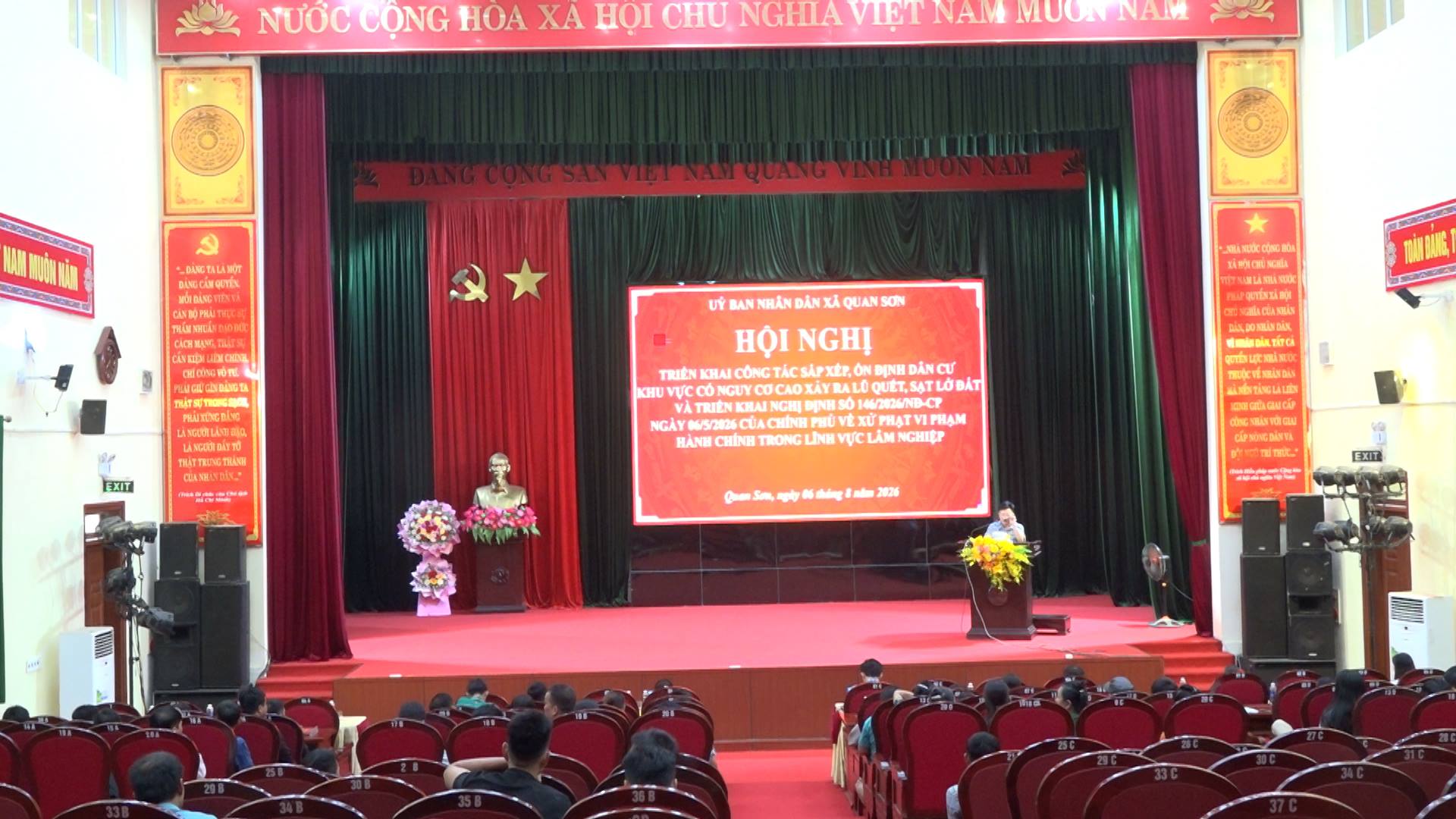 Hội nghị triển khai công tác sắp xếp, ổn định dân cư khu vực có nguy cơ cao xảy ra lũ quét, sạt lở đất và triển khai Nghị định số 146 của Chính phủ
