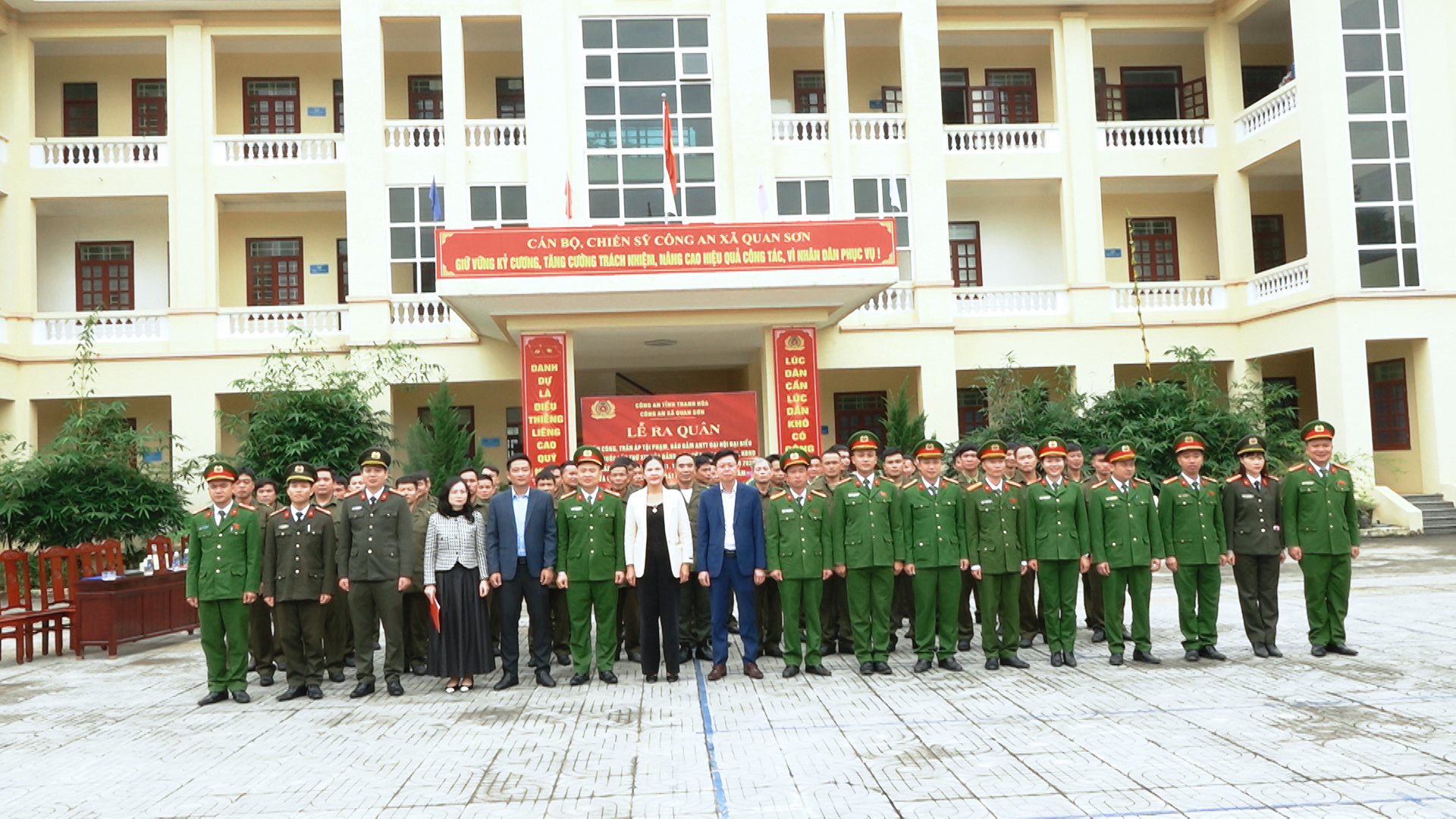Công an xã Quan Sơn: Ra quân thực hiện cao điểm tấn công, trấn áp tội phạm bảo đảm ANTT Tết Bính Ngọ năm 2026