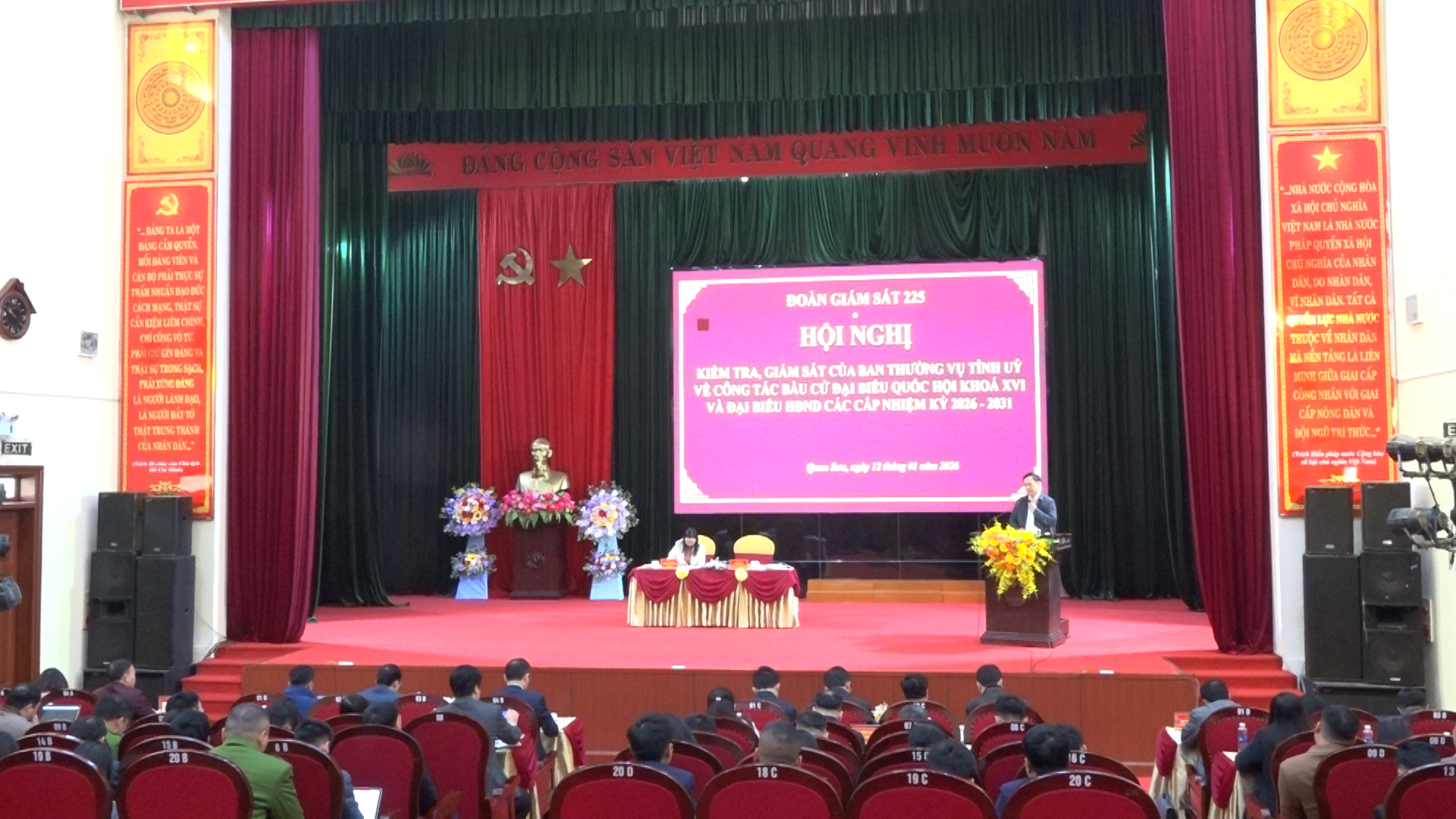 Đoàn giám sát của Ban Thường vụ Tỉnh ủy làm việc với 08 xã Quan Sơn, Trung Hạ, Tam Lư, Tam Thanh, Sơn Điện, Mường Mìn, Sơn Thủy, Na Mèo.