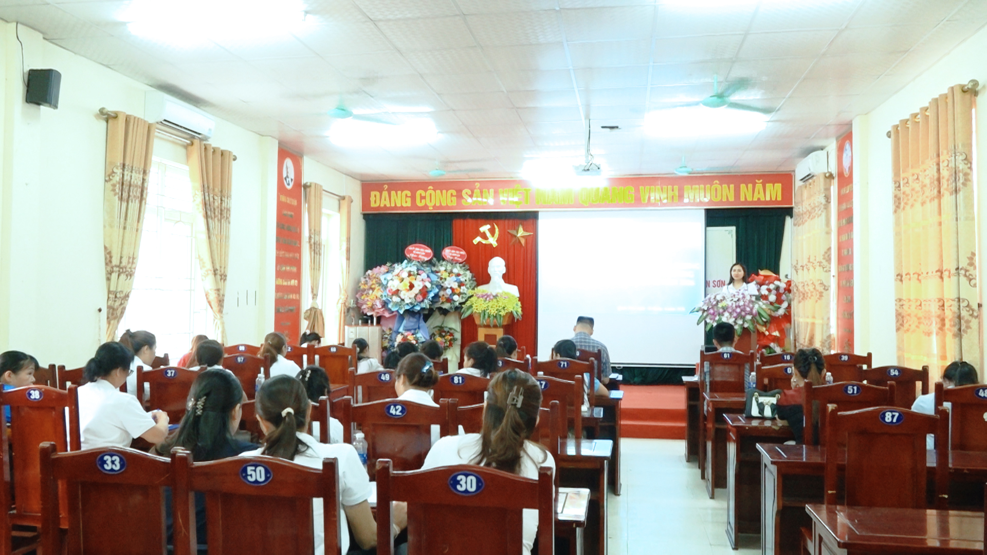 Hội LHPN xã Quan Sơn sơ kết công tác Hội 6 tháng đầu năm, triển khai nhiệm vụ 6 tháng cuối năm 2026.