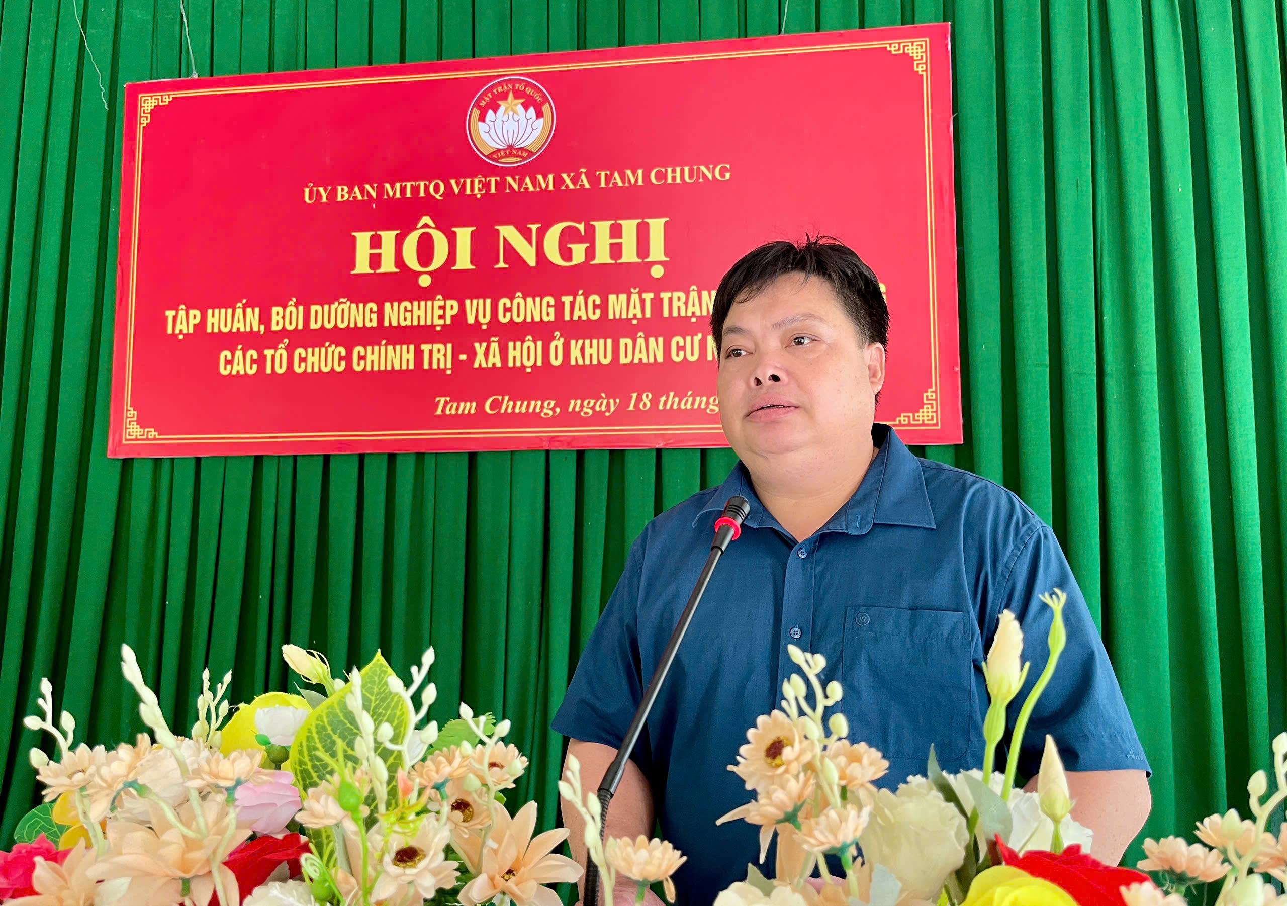 Tam Chung nâng cao nghiệp vụ công tác Mặt trận ở cơ sở