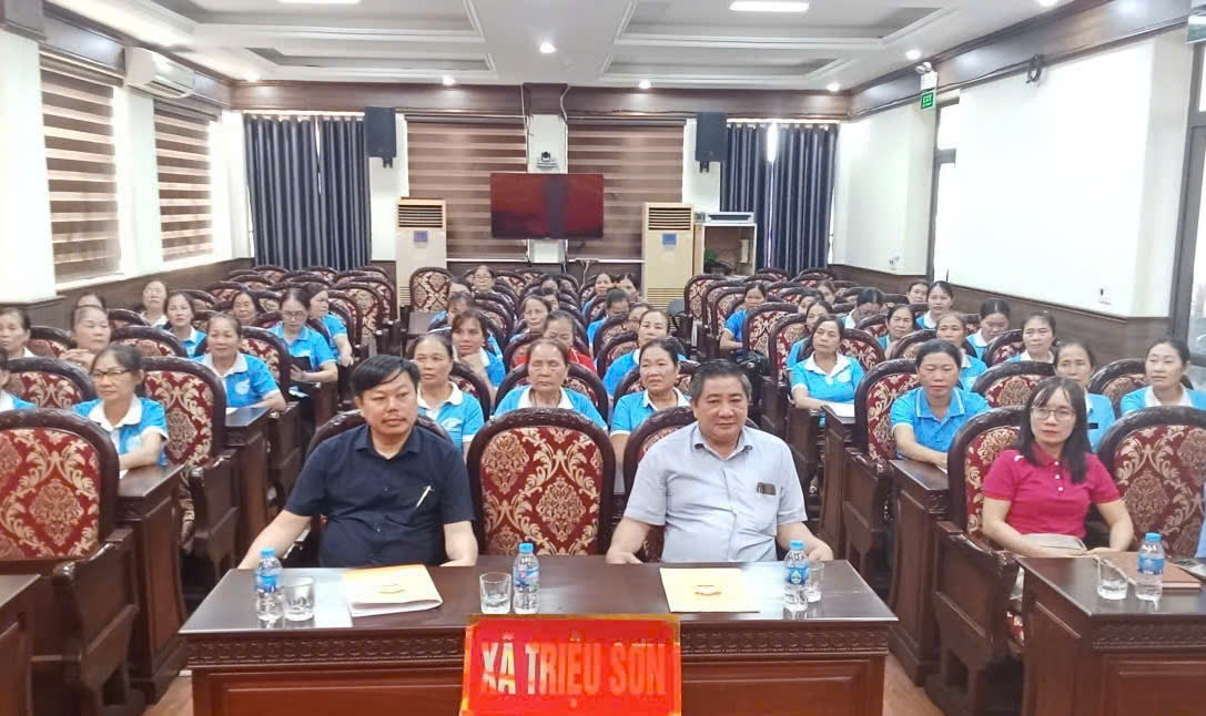 Hội Liên hiệp Phụ nữ xã Triệu Sơn tổ chức hội nghị lần thứ nhất