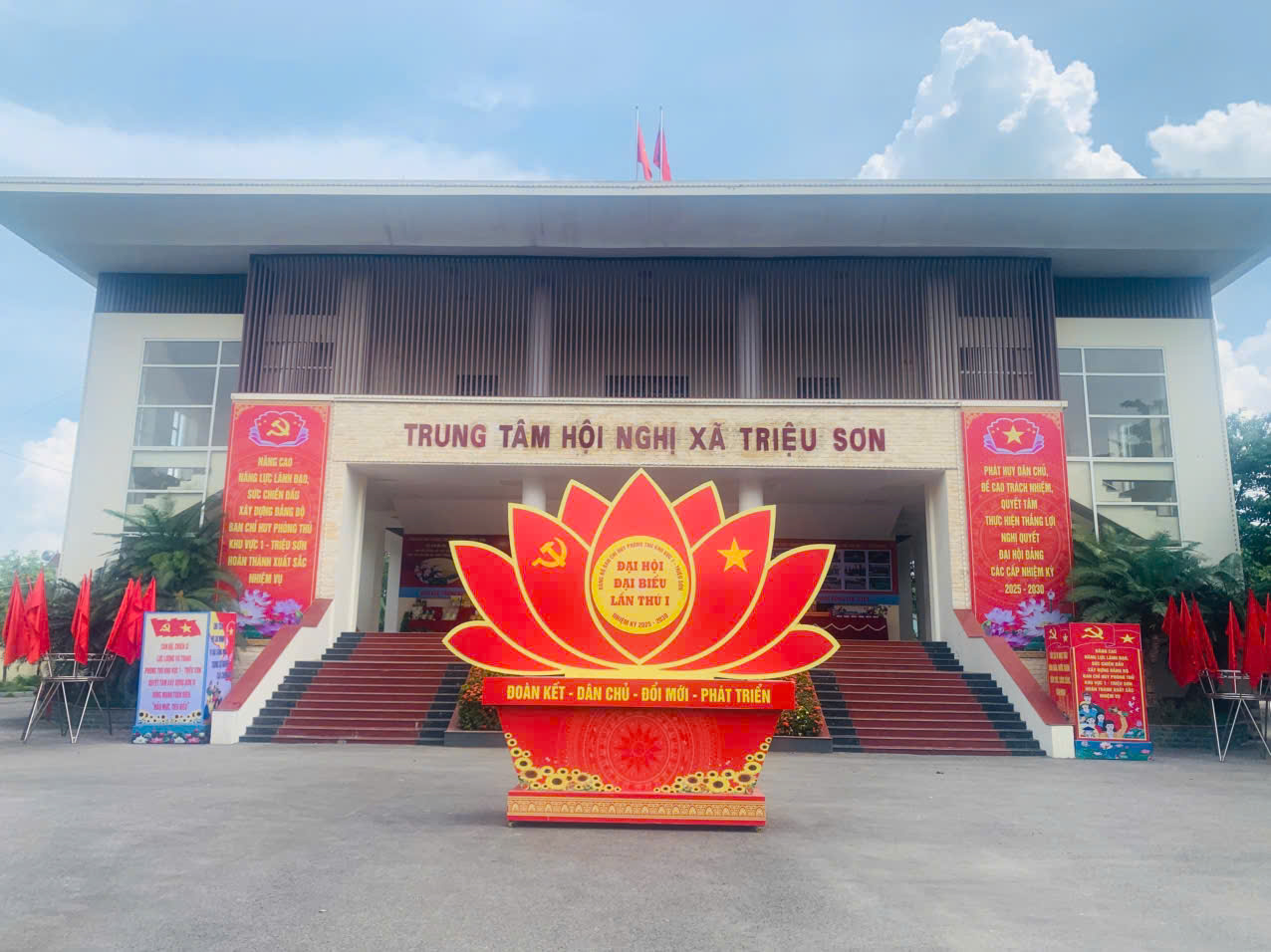 TIN TUYÊN TRUYỀN VỀ ĐẠI HỘI ĐẠI BIỂU ĐẢNG BỘ BAN CHỈ HUY PHÒNG THỦ KHU VỰC 1 TRIỆU SƠN LẦN THỨ NHẤT, NHIỆM KỲ 2025 - 2030