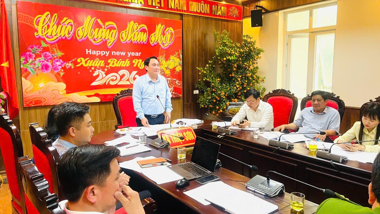 Hội nghị triển khai nhiệm vụ theo tiến độ công tác bầu cử đại biểu Quốc hội khóa XVI và đại biểu HĐND các cấp nhiệm kỳ 2026–2031