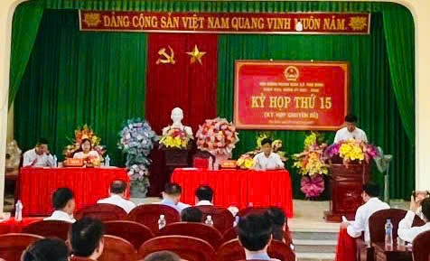 HỘI ĐỒNG NHÂN DÂN XÃ THỌ BÌNH TỔ CHỨC KỲ HỌP THỨ 15 (KỲ HỌP CHUYÊN ĐỀ), KHÓA XVIII, NHIỆM KỲ 2021 -2026