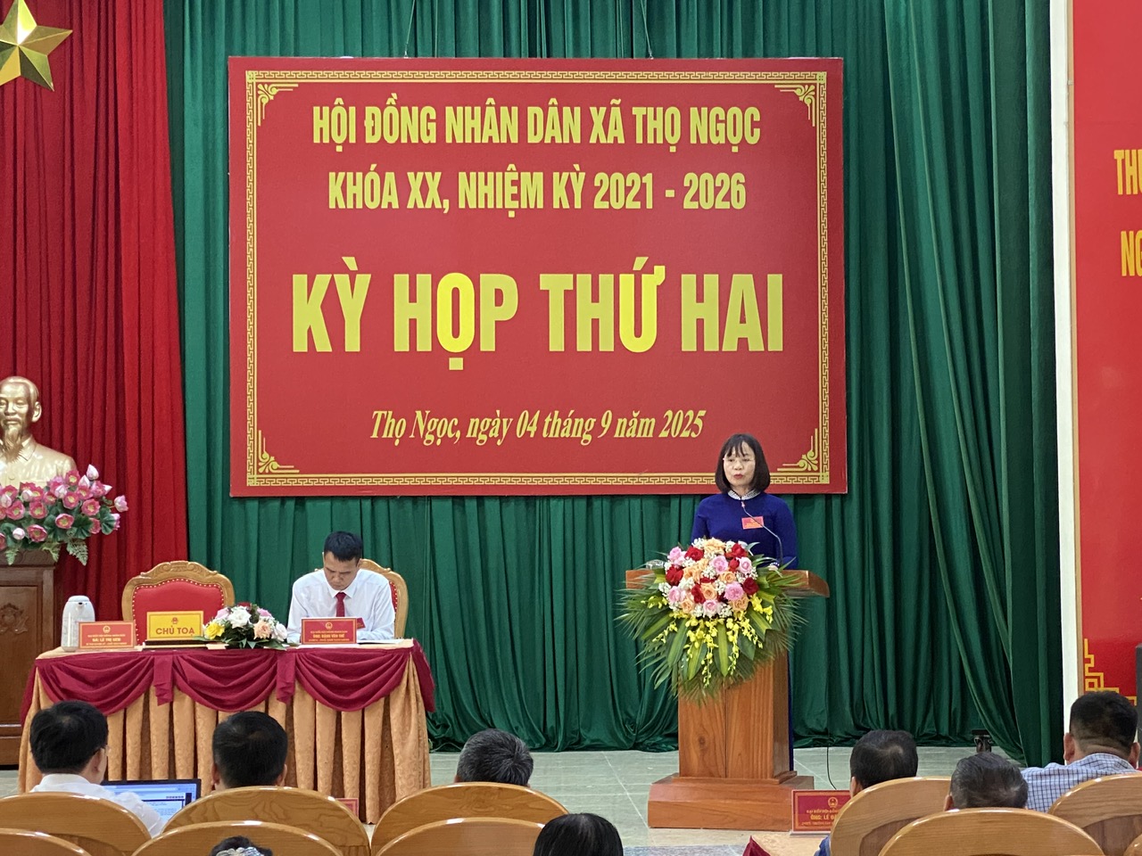 BÀI TUYÊN TRUYỀN Hội đồng nhân dân xã Thọ Ngọc tổ chức Kỳ họp thứ hai  (Kỳ họp chuyên đề) khóa XX, nhiệm kỳ 2021-2026