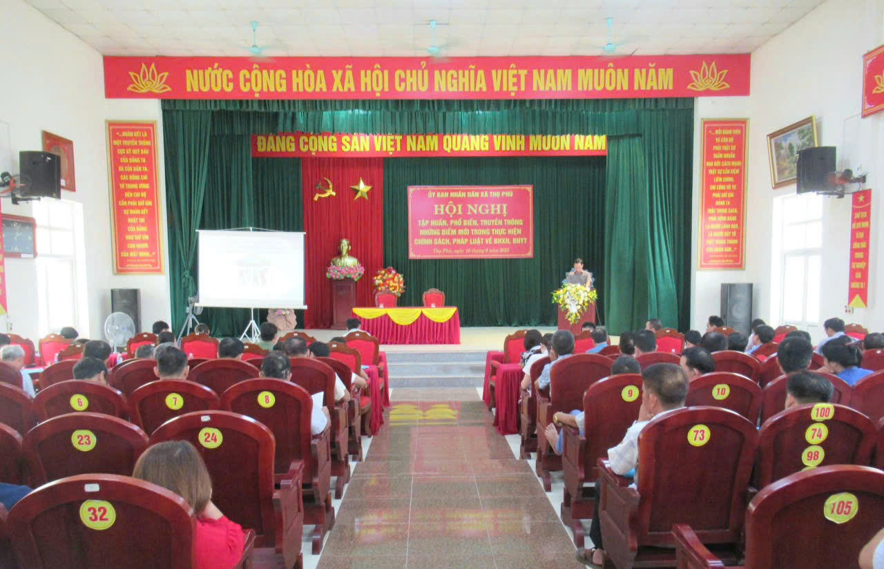Hội nghị tập huấn, phổ biến, truyền thông những điểm mới trong thực hiện chính sách, pháp luật về BHXH, BHYT