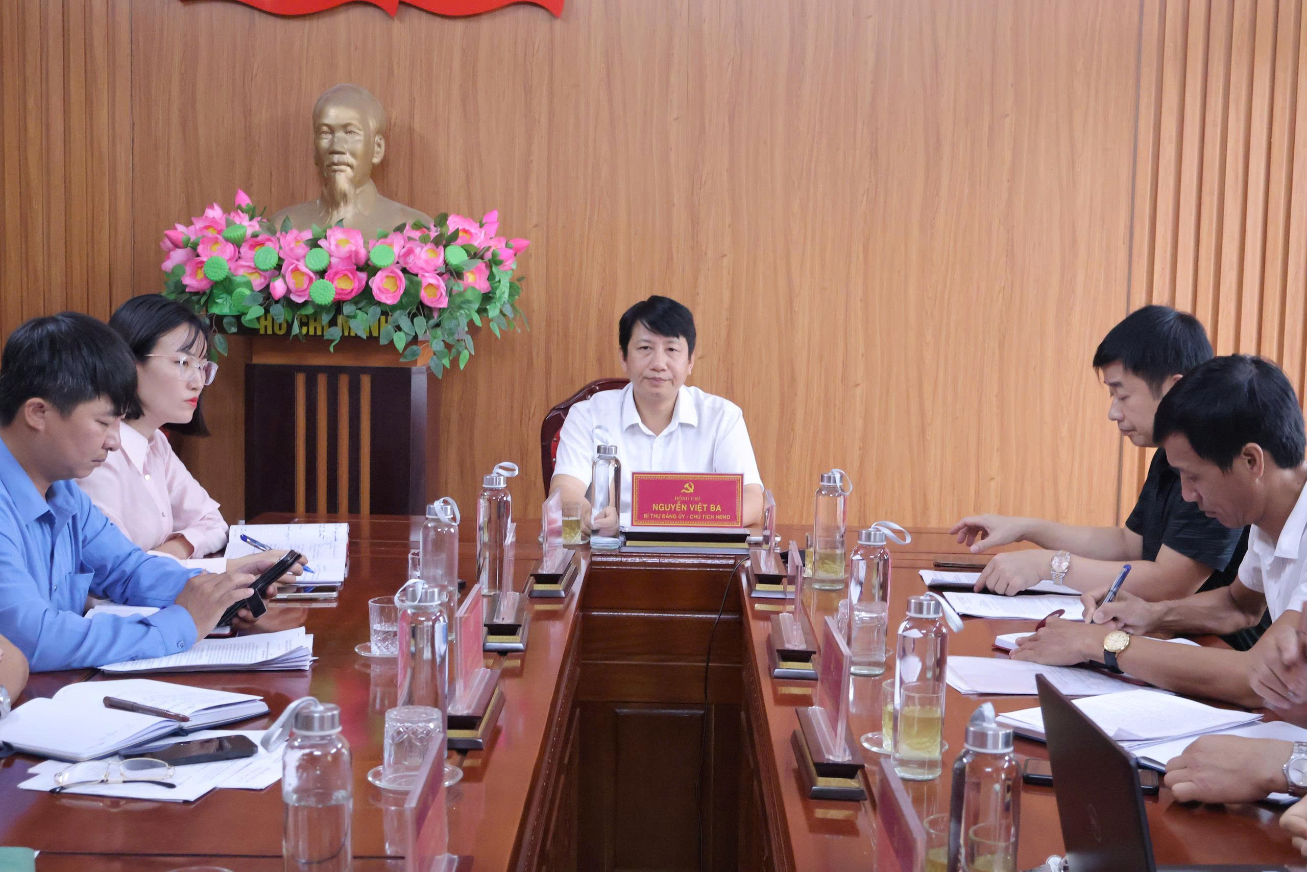 BAN CHẤP HÀNH ĐẢNG BỘ XÃ AN NÔNG HỌP CHO Ý KIẾN VỀ NHIỀU NỘI DUNG QUAN TRỌNG