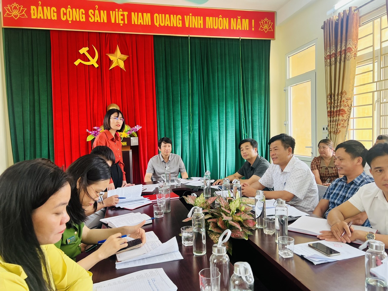 HỘI NGHỊ BAN CHẤP HÀNH ĐẢNG BỘ XÃ AN NÔNG  THÔNG QUA DỰ THẢO QUY CHẾ LÀM VIỆC
