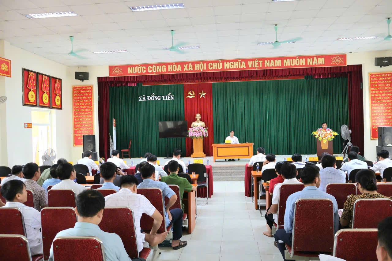 XÃ ĐỒNG TIẾN TRIỂN KHAI CÔNG TÁC TIÊM PHÒNG VẮC XIN CHO ĐÀN GIA SÚC, GIA CẦM ĐỢT 2 NĂM 2026 VÀ CÔNG TÁC VỆ SINH MÔI TRƯỜNG NHÂN DỊP 81 NĂM QUỐC KHÁNH 02/9/2026