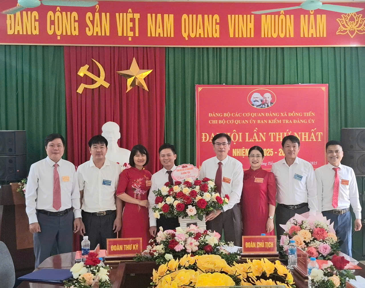 Đại hội chi bộ cơ quan Uỷ ban kiểm tra Đảng ủy xã Đồng Tiến Lần thứ I, Nhiệm kỳ 2025- 2027