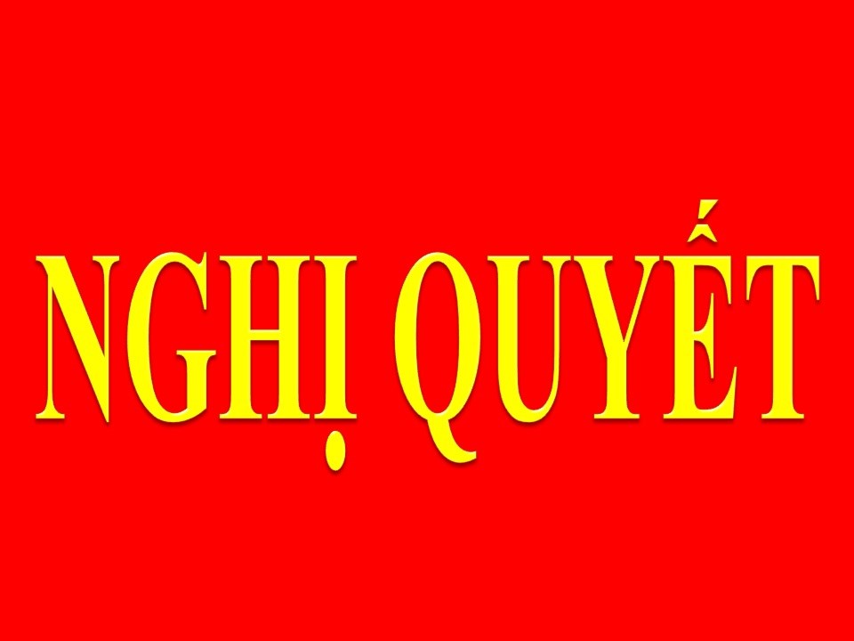 Nghị quyết số: 10/NQ-HĐND của Hội đồng nhân dân xã: Sắp xếp thôn thuộc xã Tân Ninh