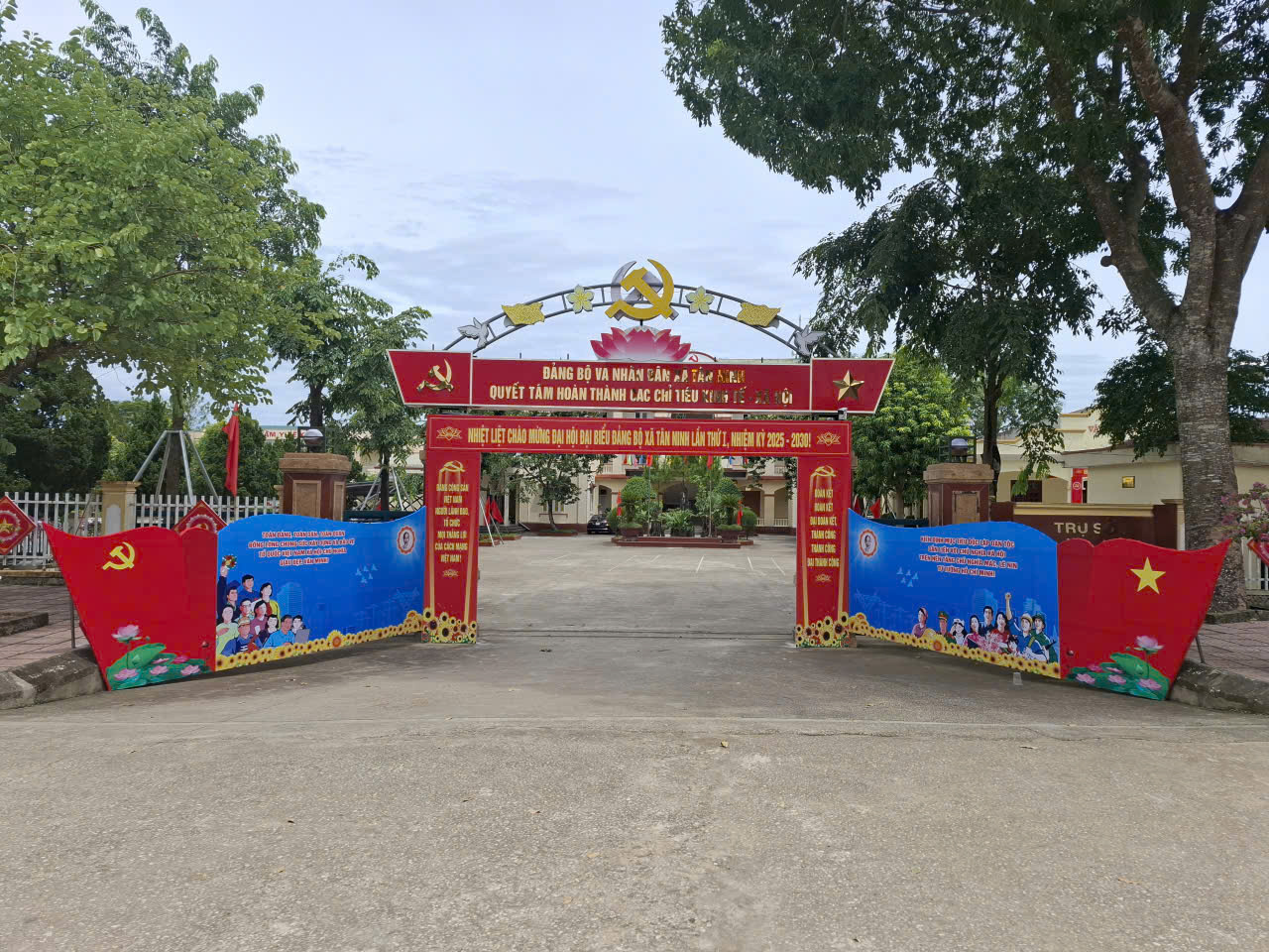 Tân Ninh tích cực chuẩn bị cho Đại hội Đảng bộ xã lần thứ I, nhiệm kỳ  ​2025-2030.