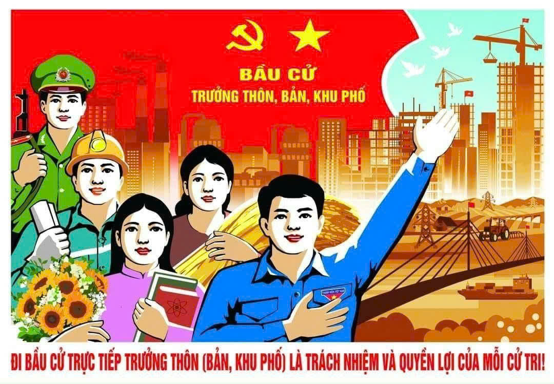 Bầu cử Trưởng thôn nhiệm kỳ 2025-2027 đợt sinh hoạt chính trị to lớn
