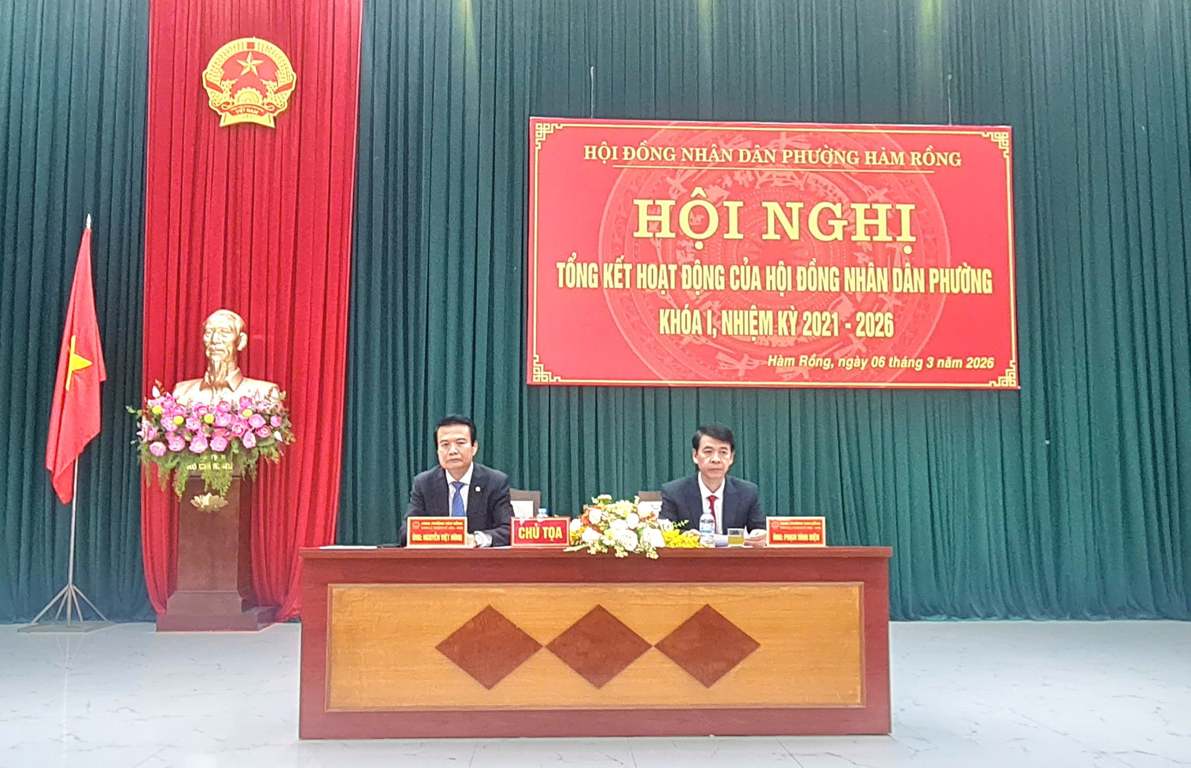 HĐND phường Hàm Rồng tổ chức Hội nghị tổng kết hoạt động của HĐND khóa I, nhiệm kỳ 2021 – 2026