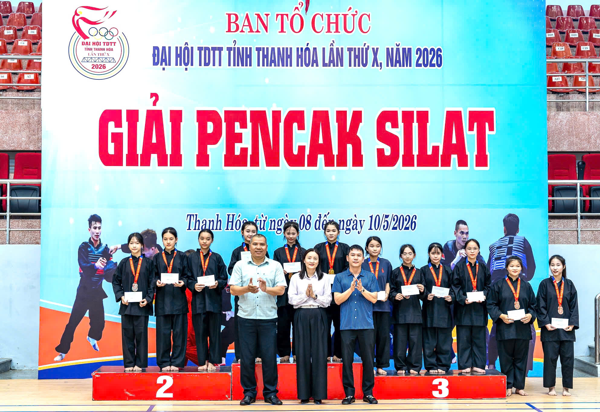 Phường Hàm Rồng đạt thành tích cao tại giải Pencak Silat